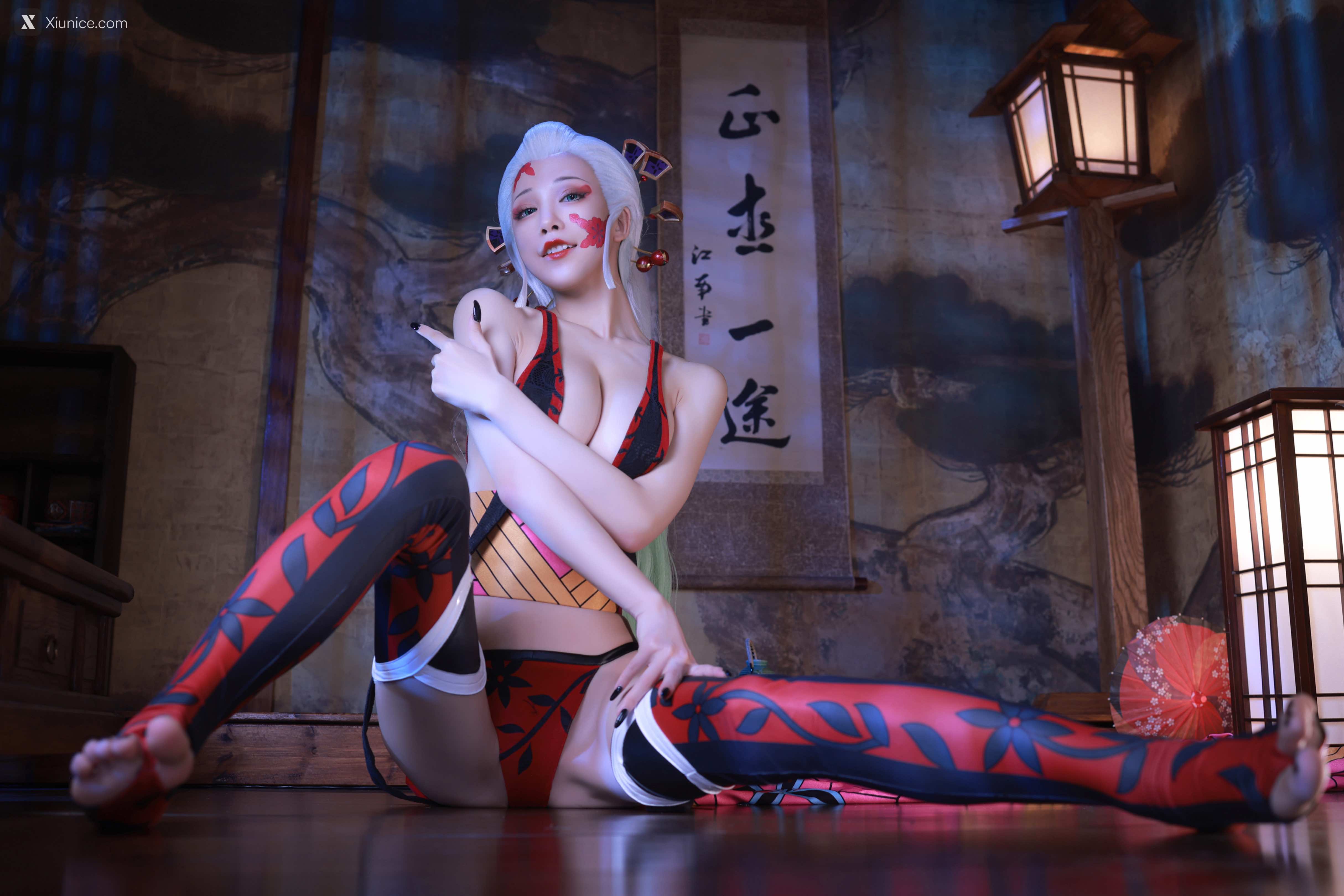 Coser@水淼Aqua – Vol.121 鬼灭之刃 上弦陆堕姬 第74张