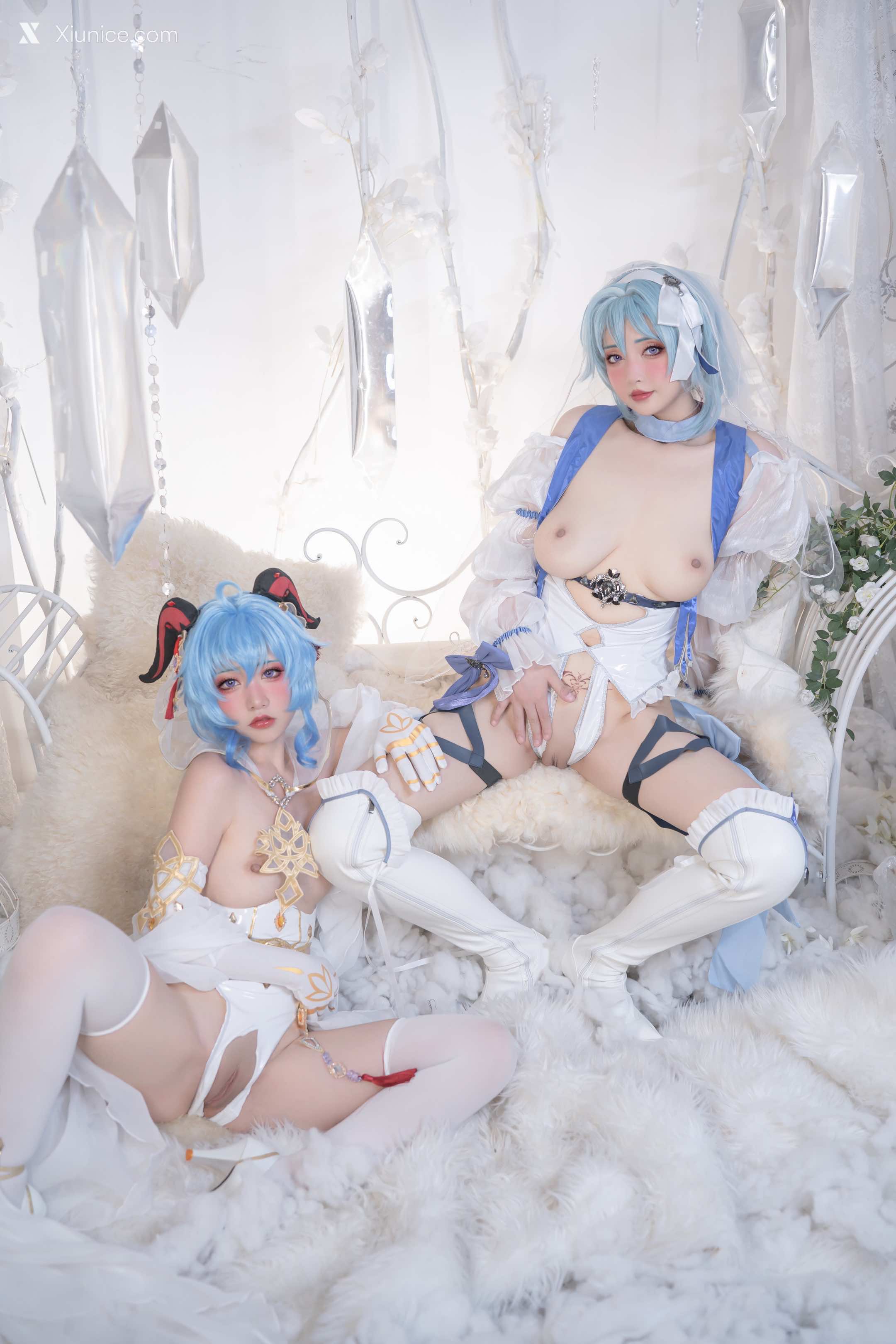 Coser@爆机少女喵小吉 (Nekokoyoshi) 12月T3 双子：最强冰雪组合 第64张