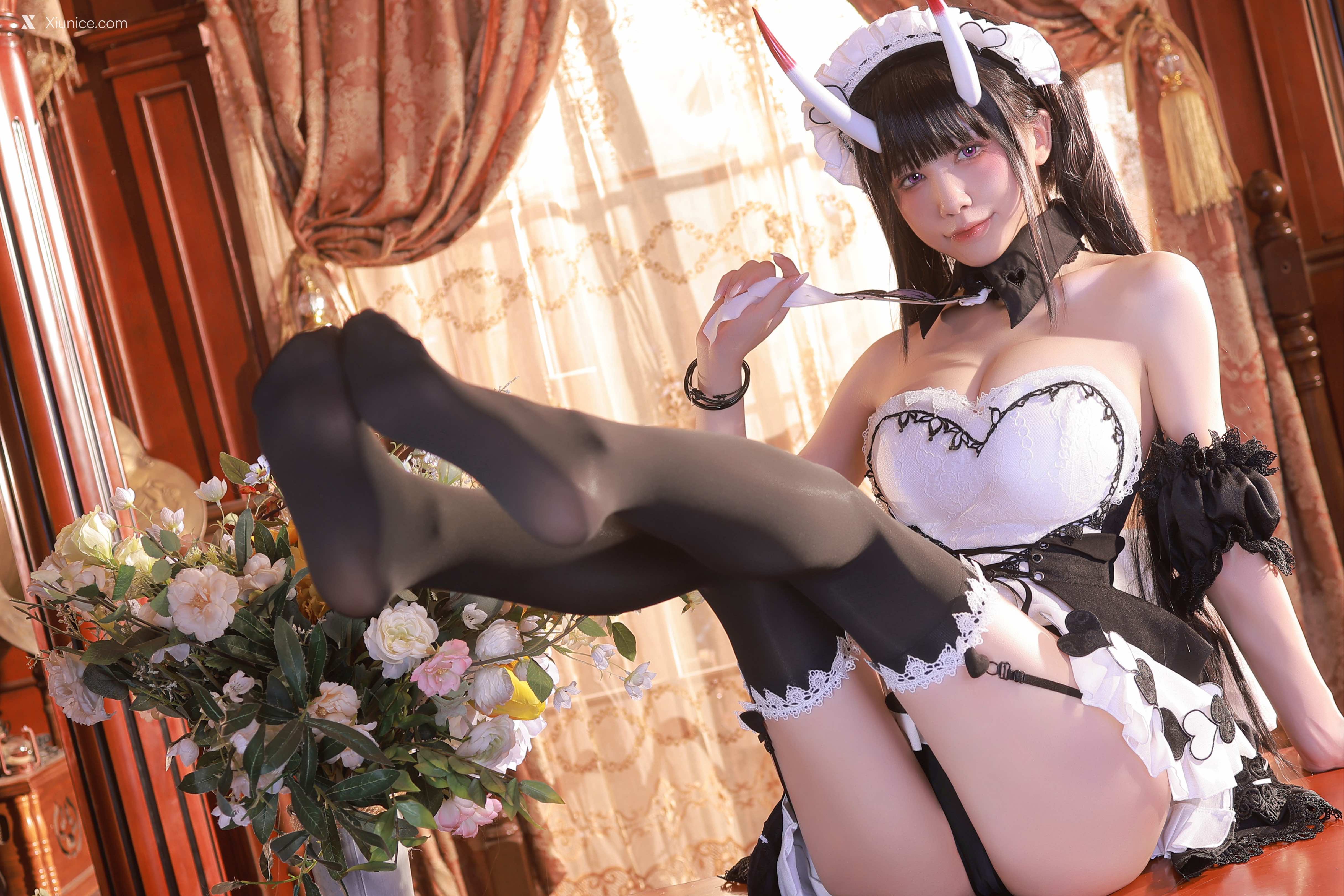 Coser@水淼Aqua – Vol.129 AzurLane诺西罗女仆 第28张
