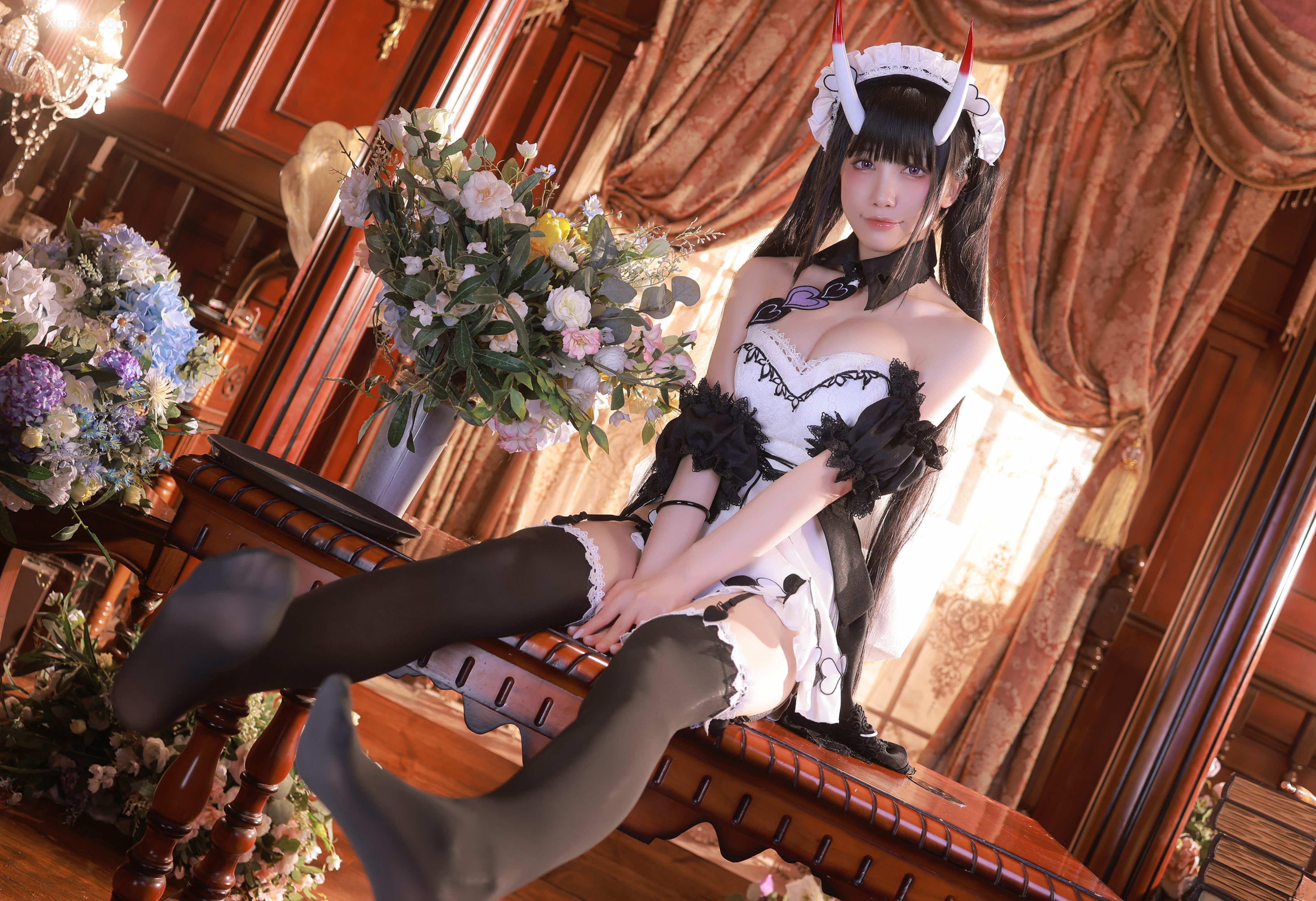 Coser@水淼Aqua – Vol.129 AzurLane诺西罗女仆 第22张