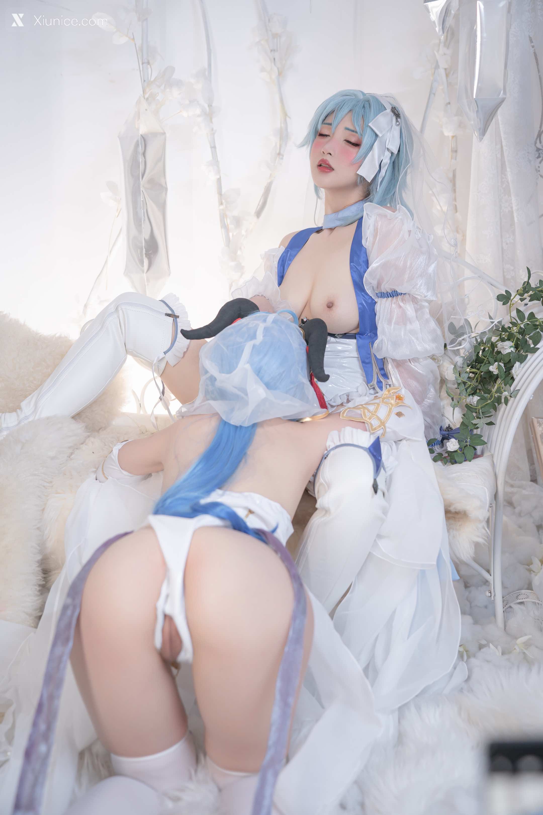 Coser@爆机少女喵小吉 (Nekokoyoshi) 12月T3 双子：最强冰雪组合 第73张