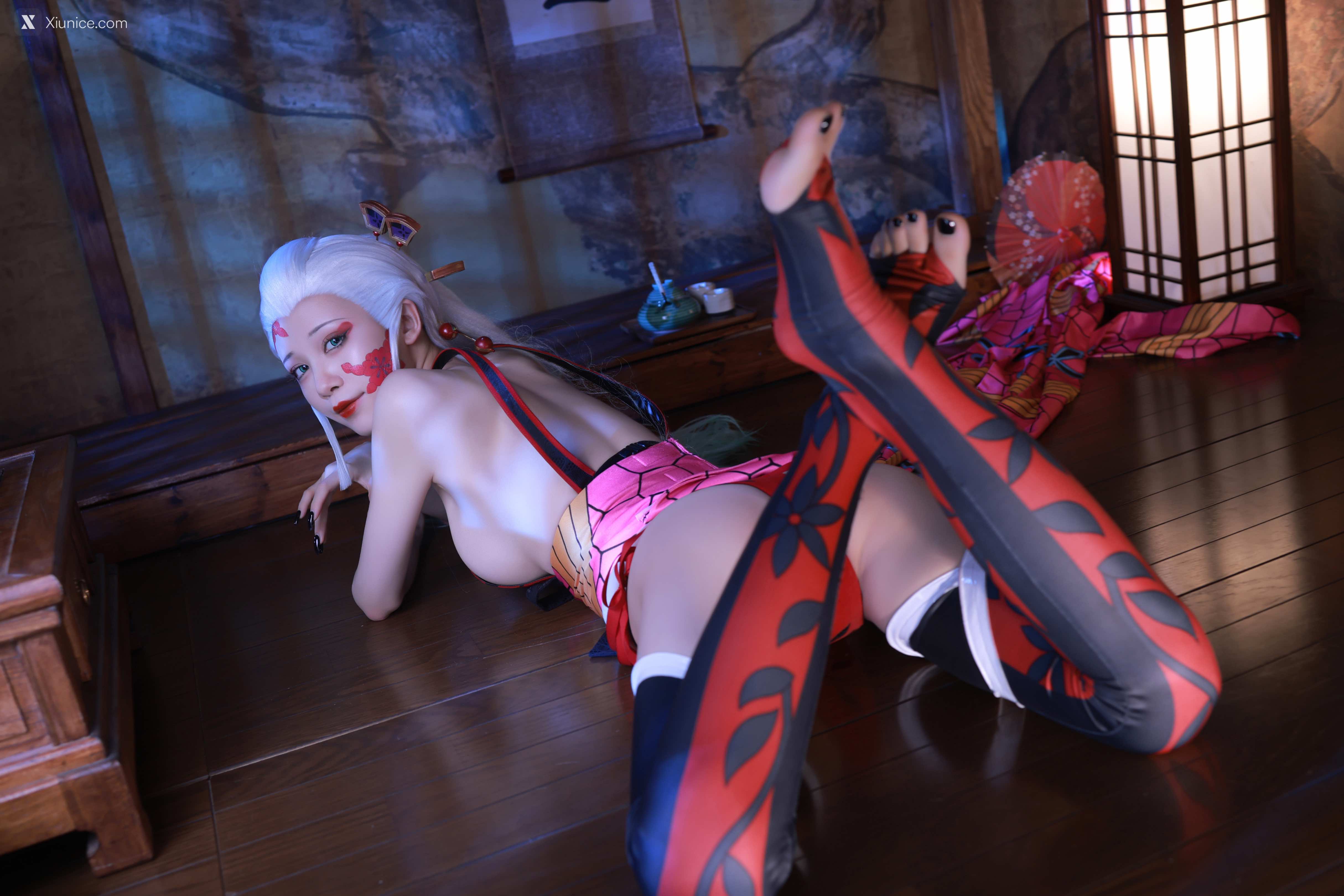 Coser@水淼Aqua – Vol.121 鬼灭之刃 上弦陆堕姬 第7张