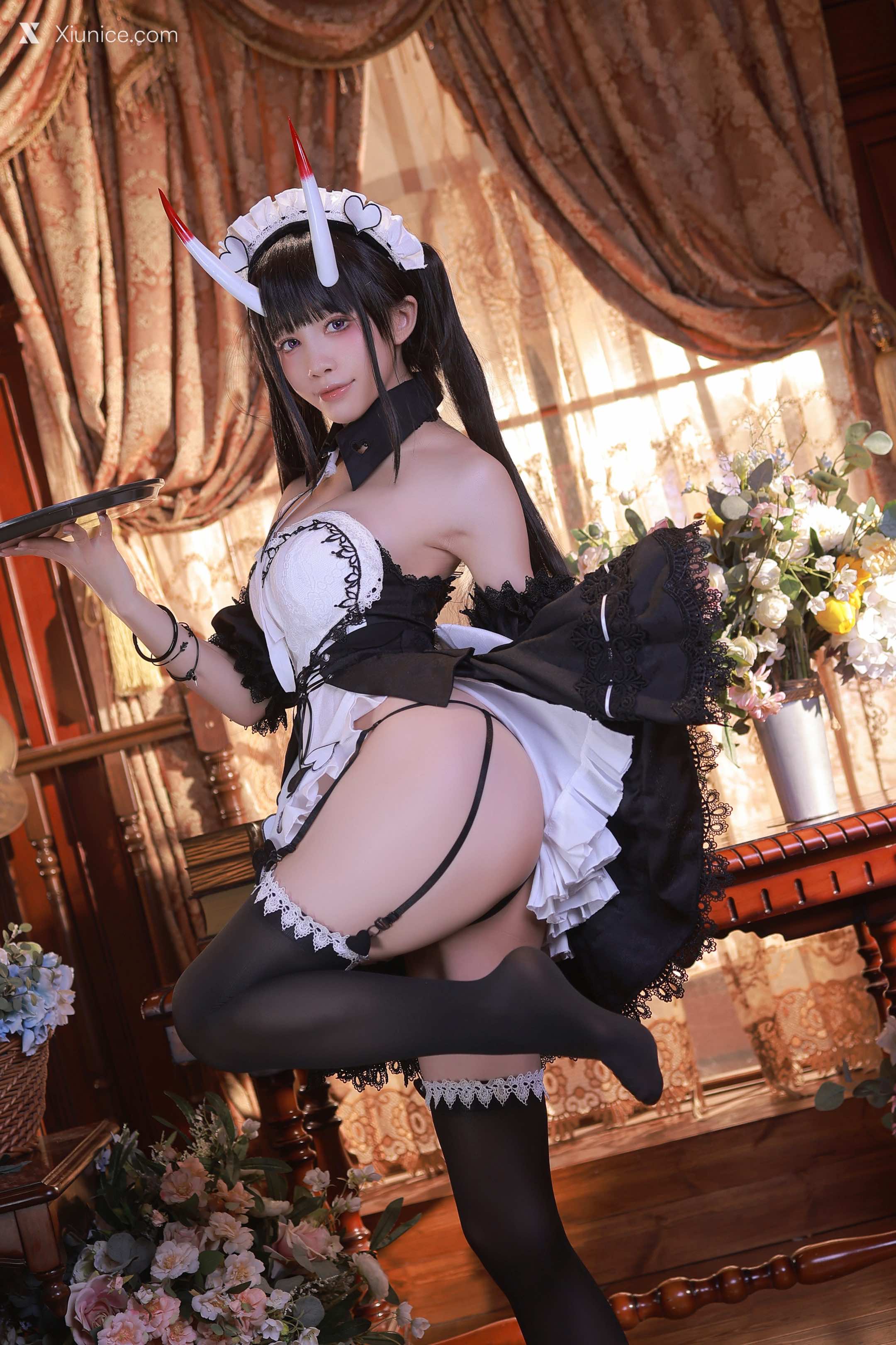 Coser@水淼Aqua – Vol.129 AzurLane诺西罗女仆 第2张