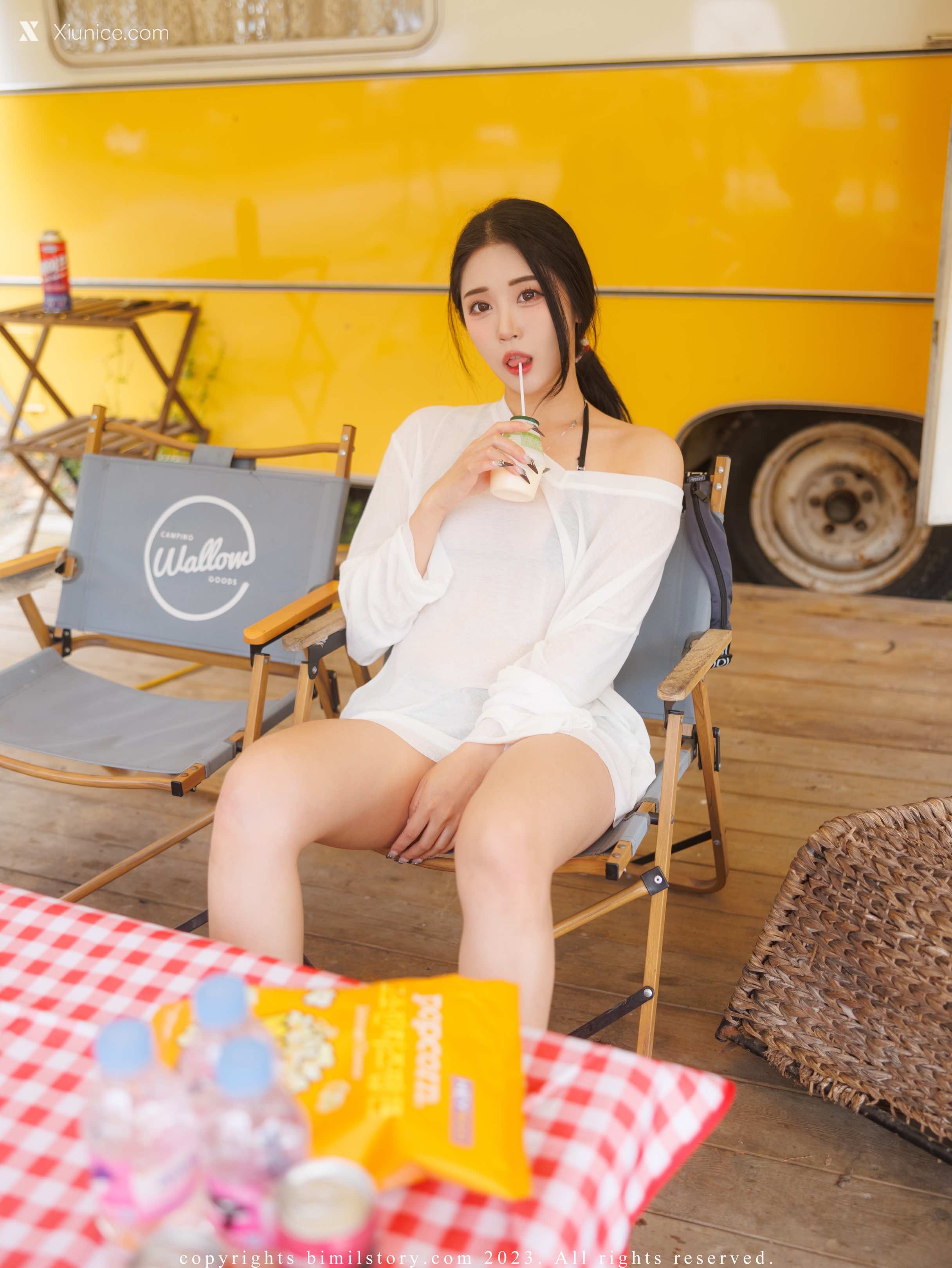 Bimilstory Bomi (보미) Vol.37 Purpose of Camping 第1张