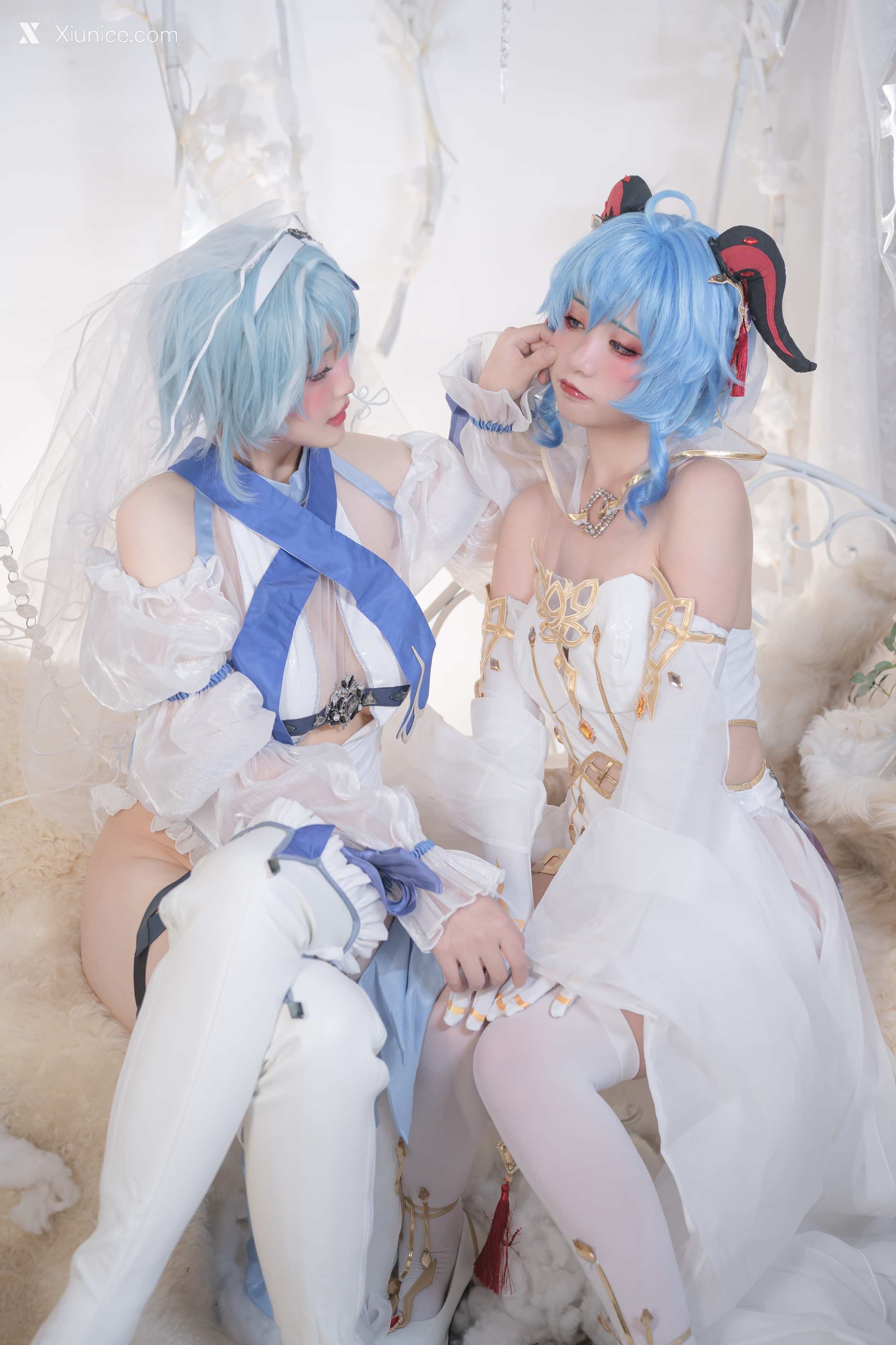 Coser@爆机少女喵小吉 (Nekokoyoshi) 12月T3 双子：最强冰雪组合 第13张