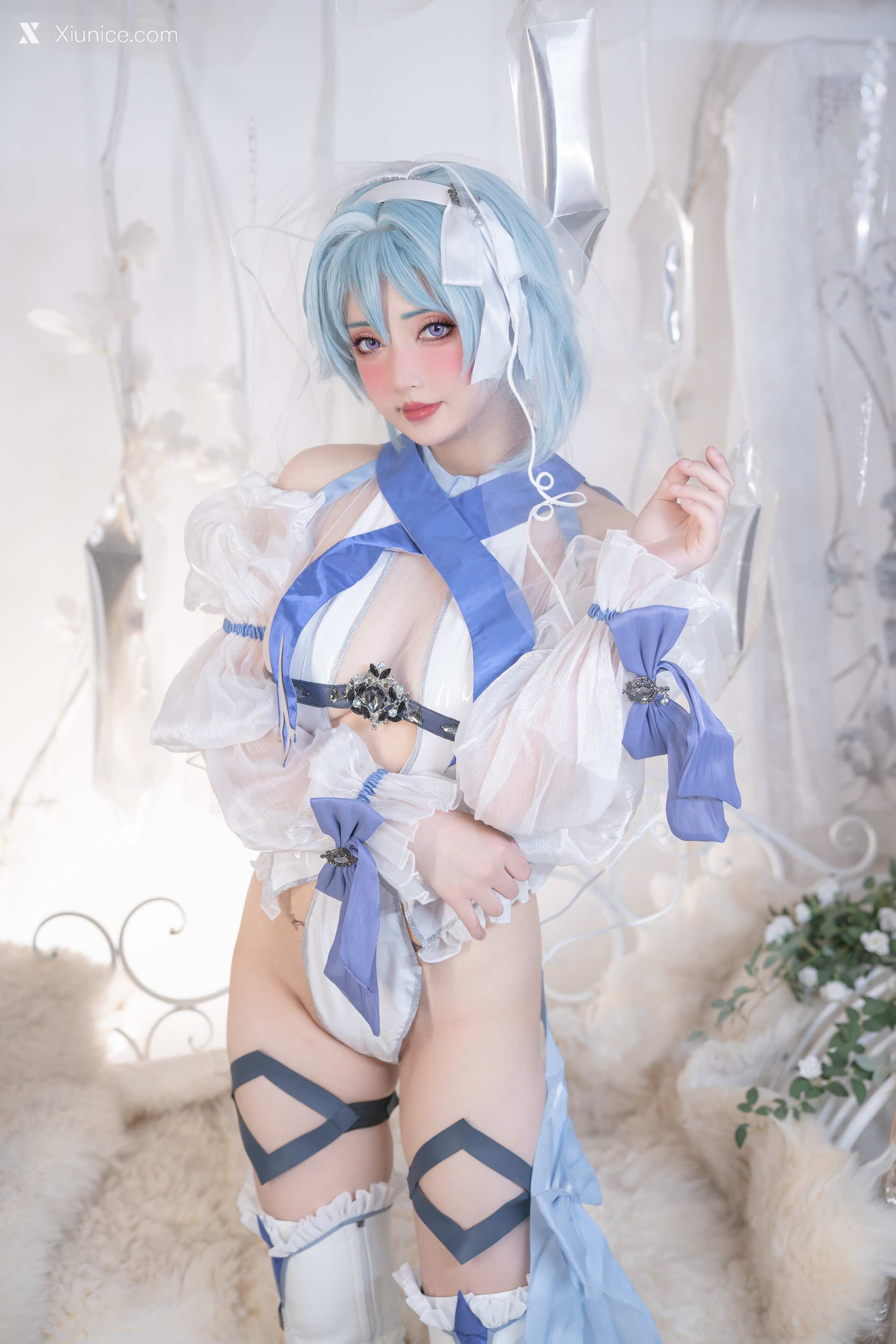 Coser@爆机少女喵小吉 (Nekokoyoshi) 12月T3 双子：最强冰雪组合 第78张