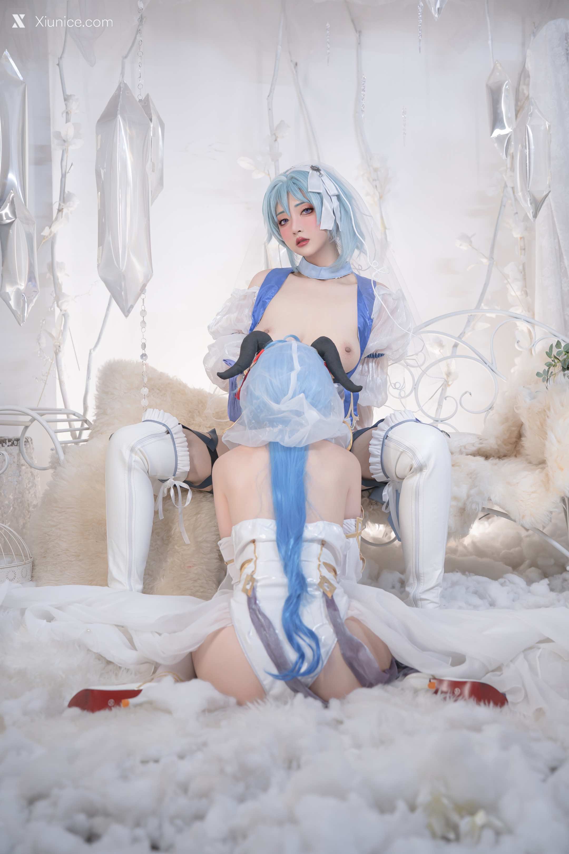 Coser@爆机少女喵小吉 (Nekokoyoshi) 12月T3 双子：最强冰雪组合 第42张