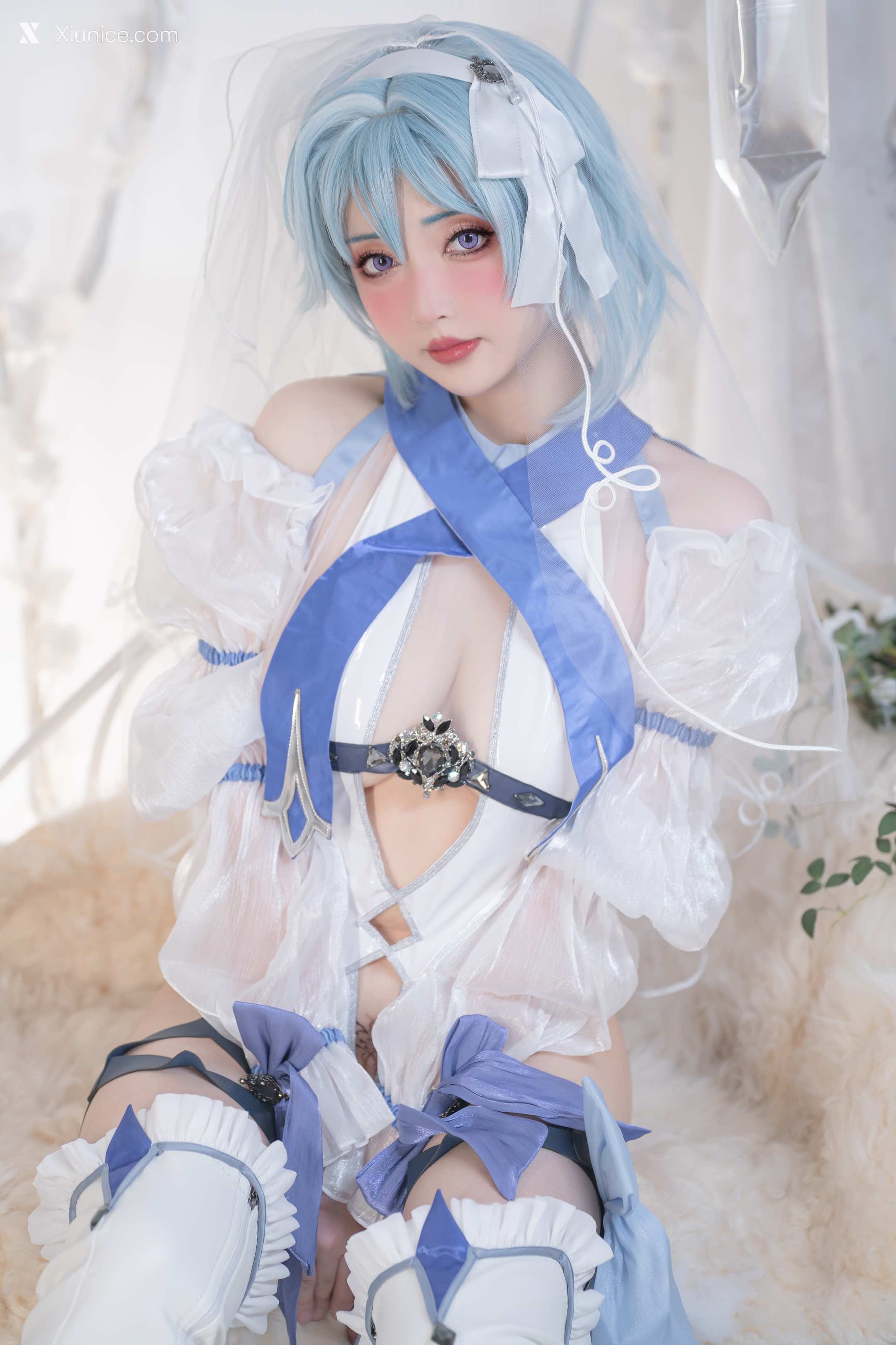 Coser@爆机少女喵小吉 (Nekokoyoshi) 12月T3 双子：最强冰雪组合 第1张