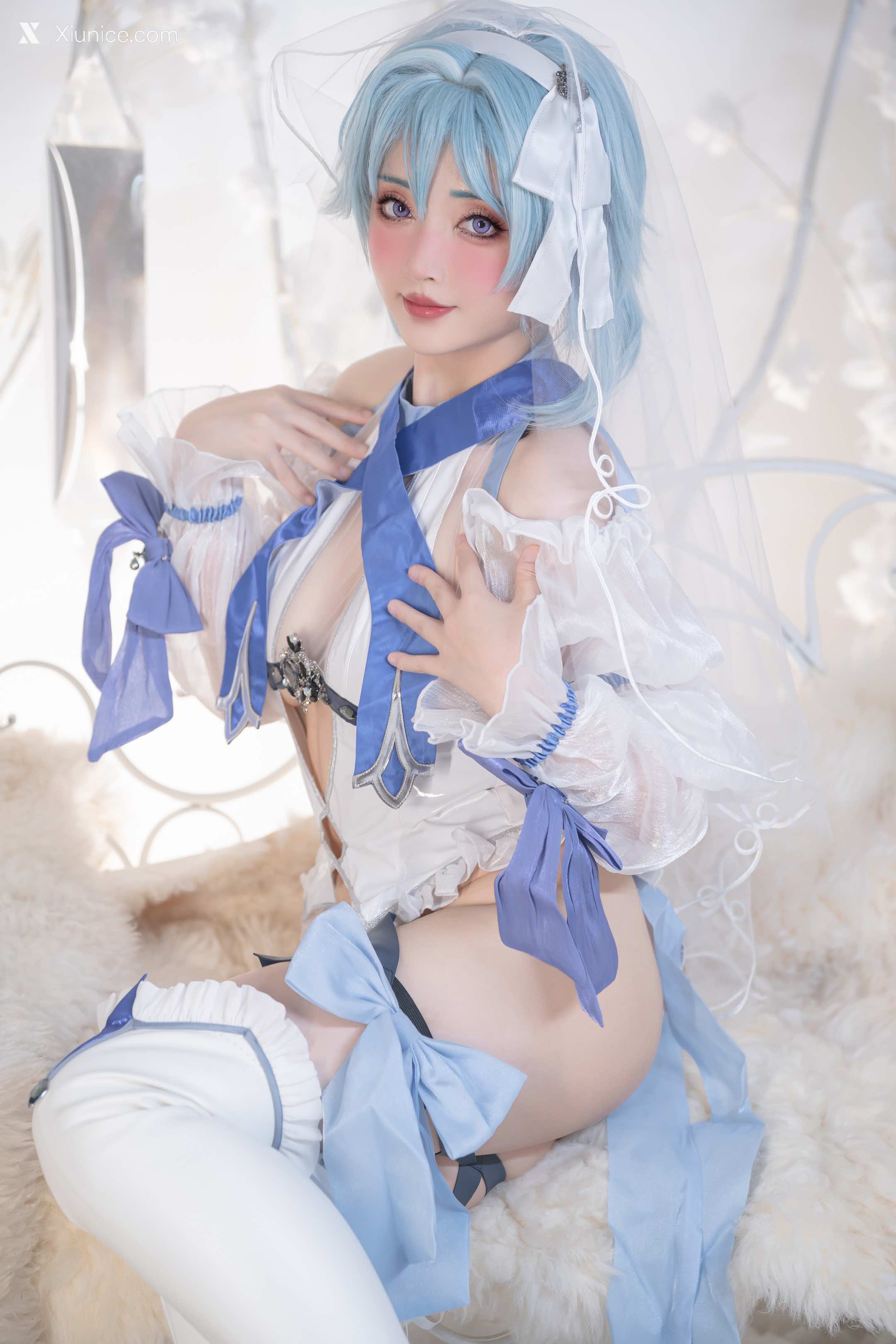 Coser@爆机少女喵小吉 (Nekokoyoshi) 12月T3 双子：最强冰雪组合 第45张