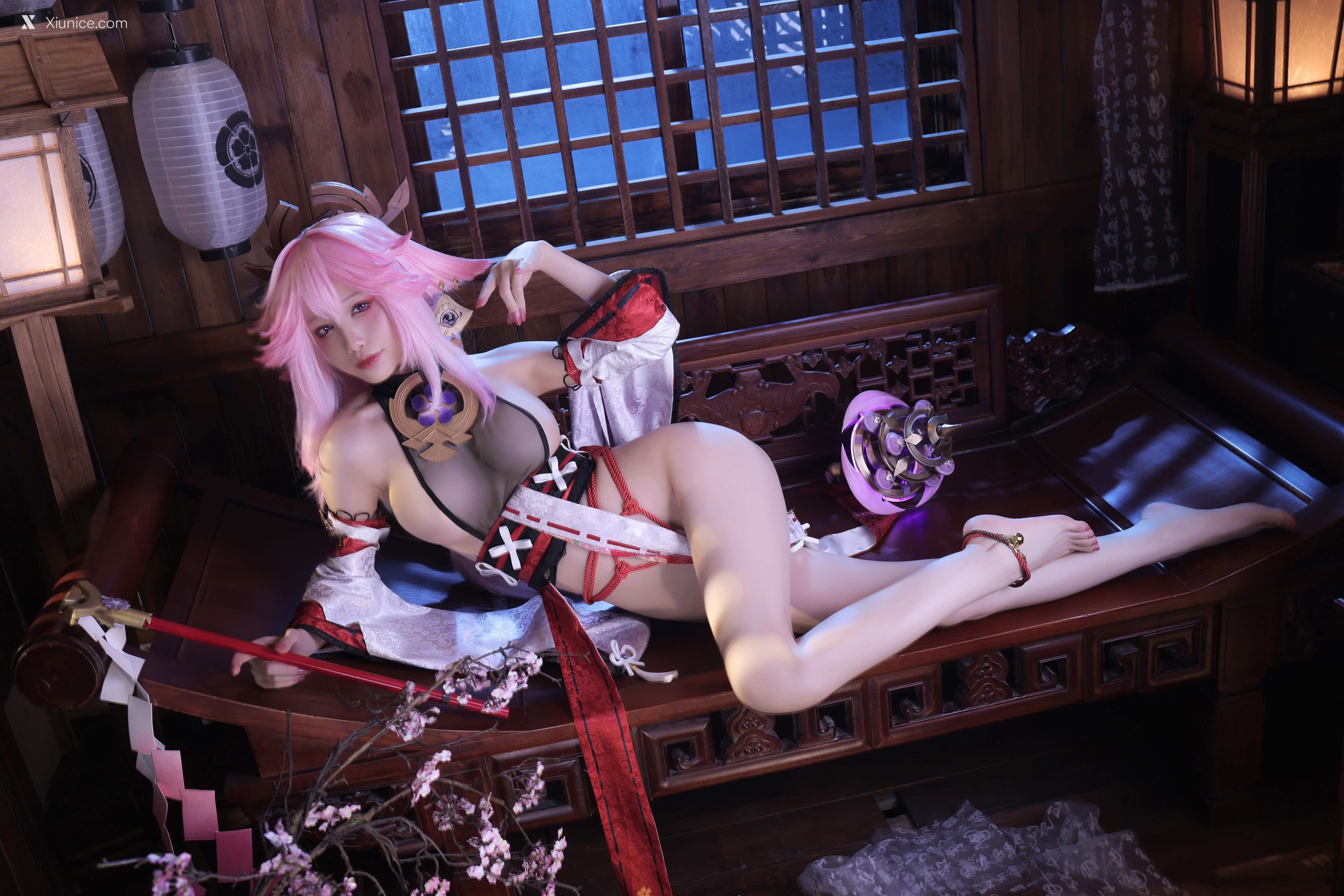 Coser@水淼Aqua – Vol.134 新八重神子 第36张