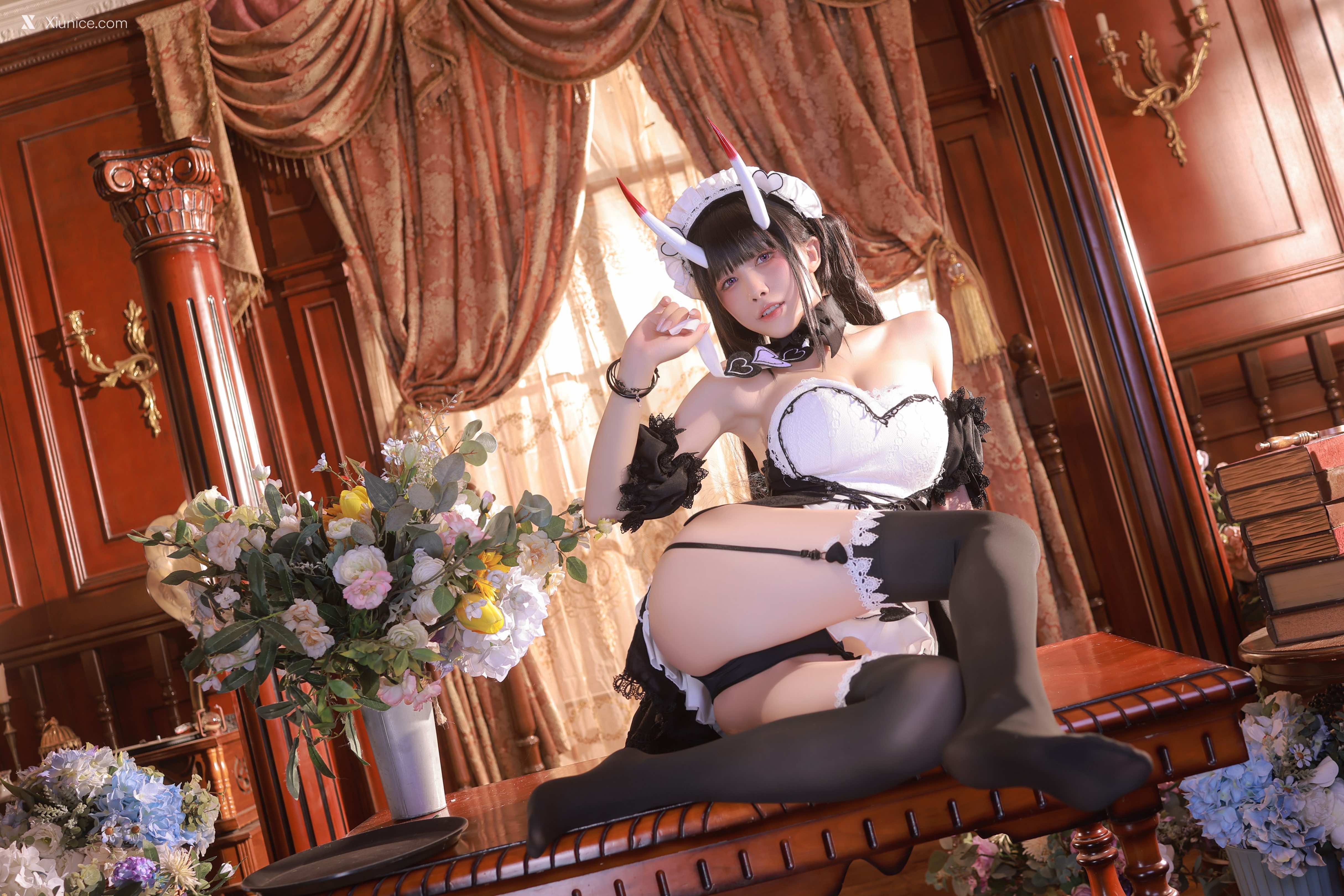 Coser@水淼Aqua – Vol.129 AzurLane诺西罗女仆 第19张