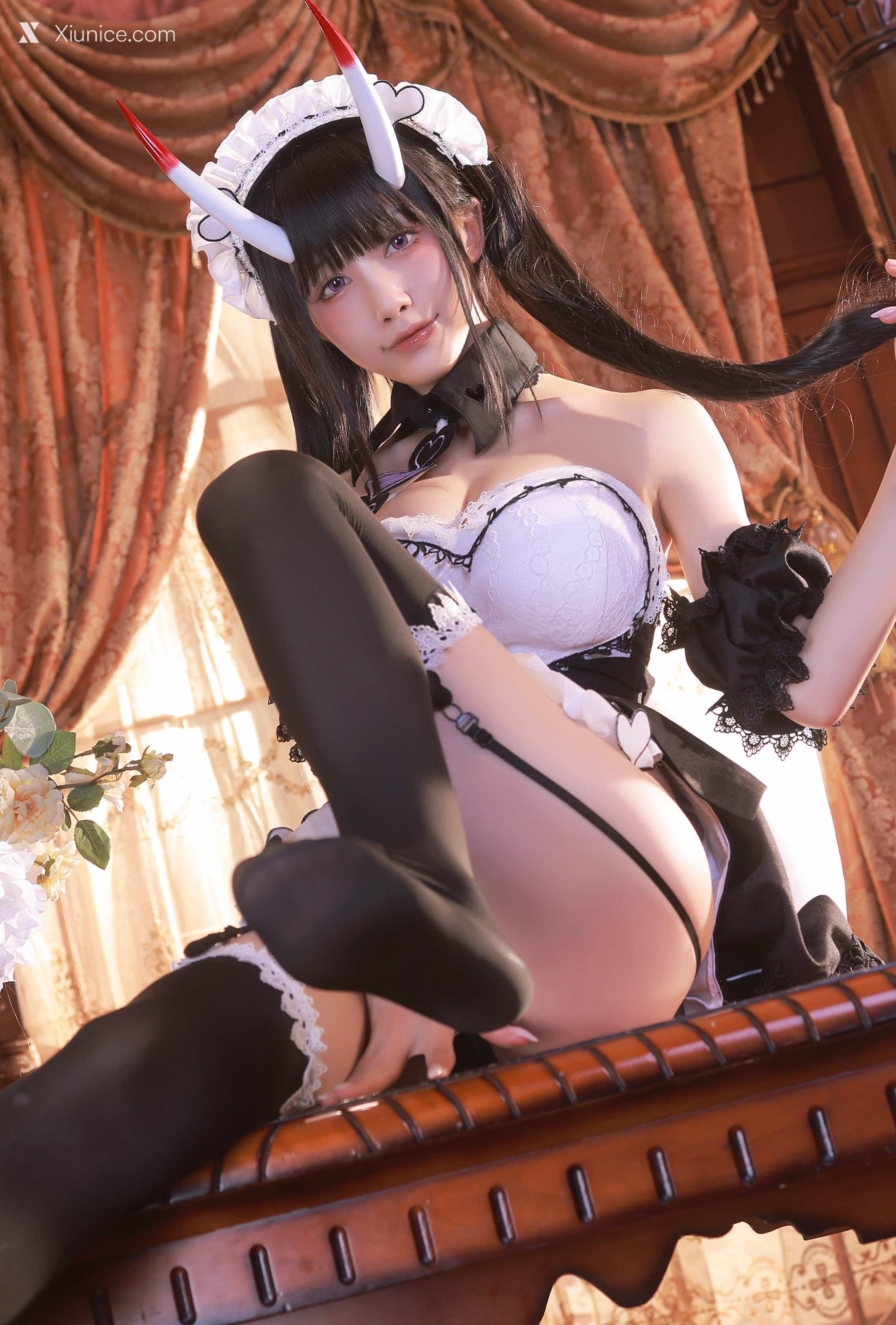 Coser@水淼Aqua – Vol.129 AzurLane诺西罗女仆 第9张