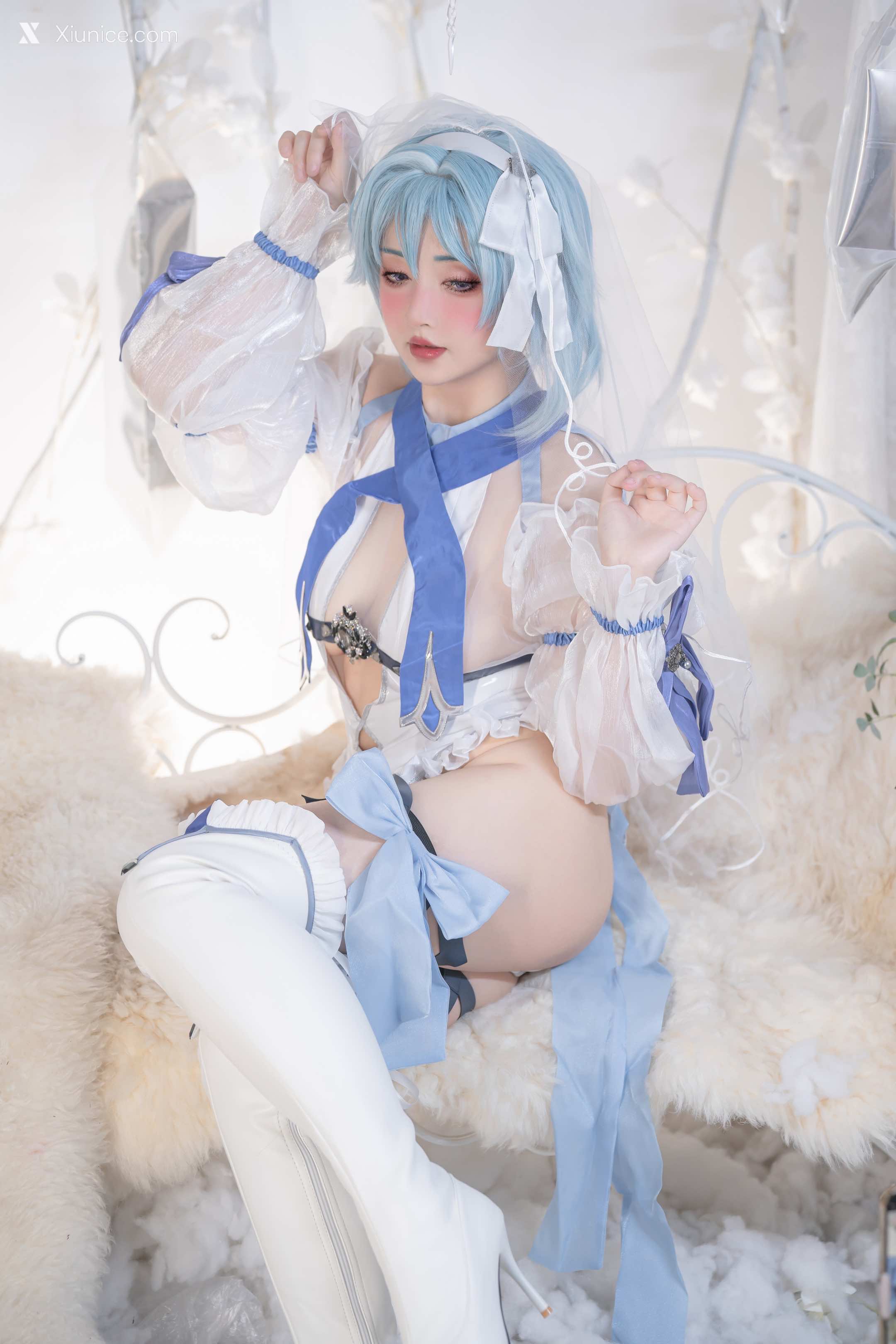 Coser@爆机少女喵小吉 (Nekokoyoshi) 12月T3 双子：最强冰雪组合 第23张