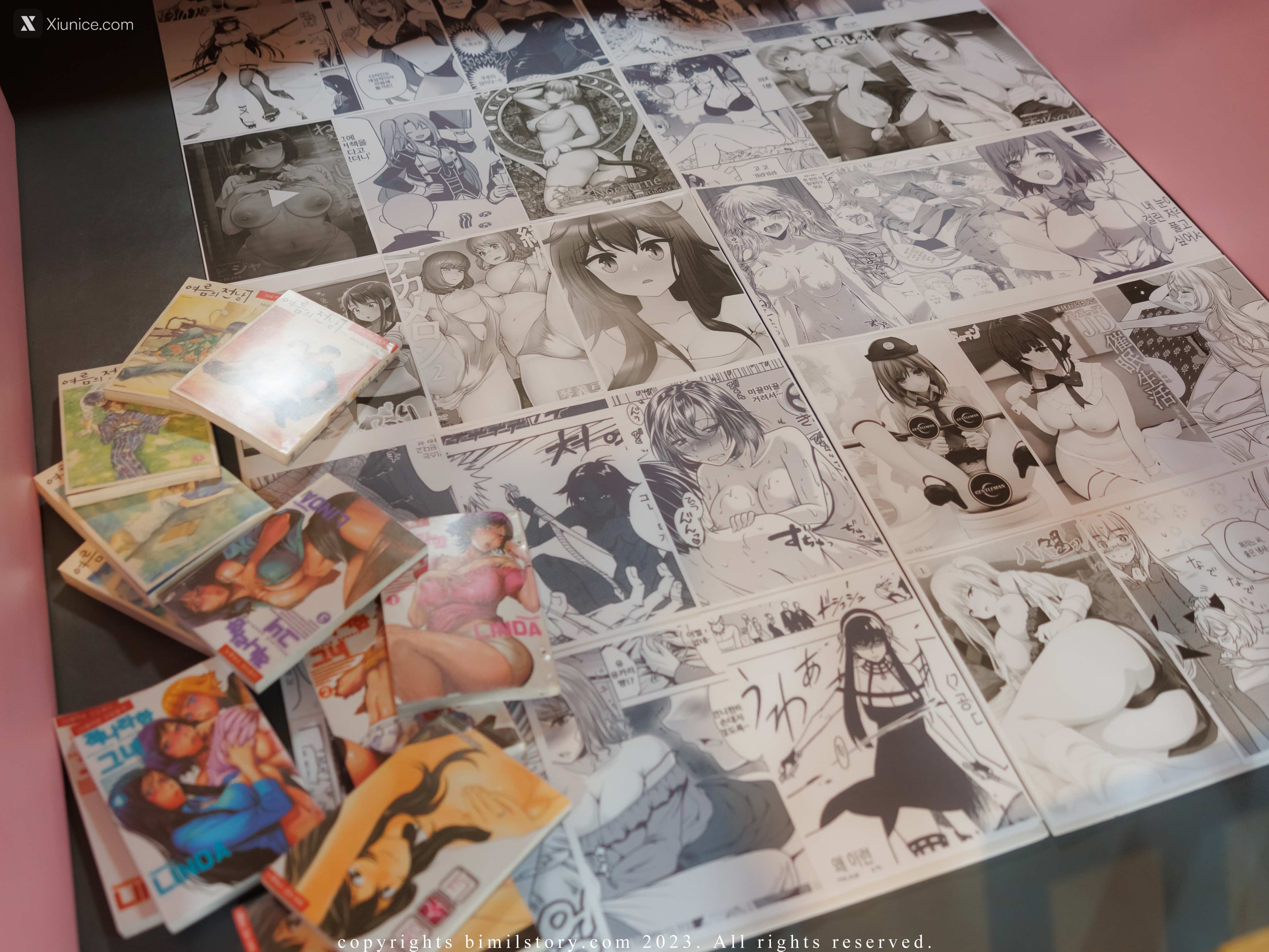Bimilstory Bomi (보미) Vol.38 Part-timer Girl at a Comic Book Cafe 第109张