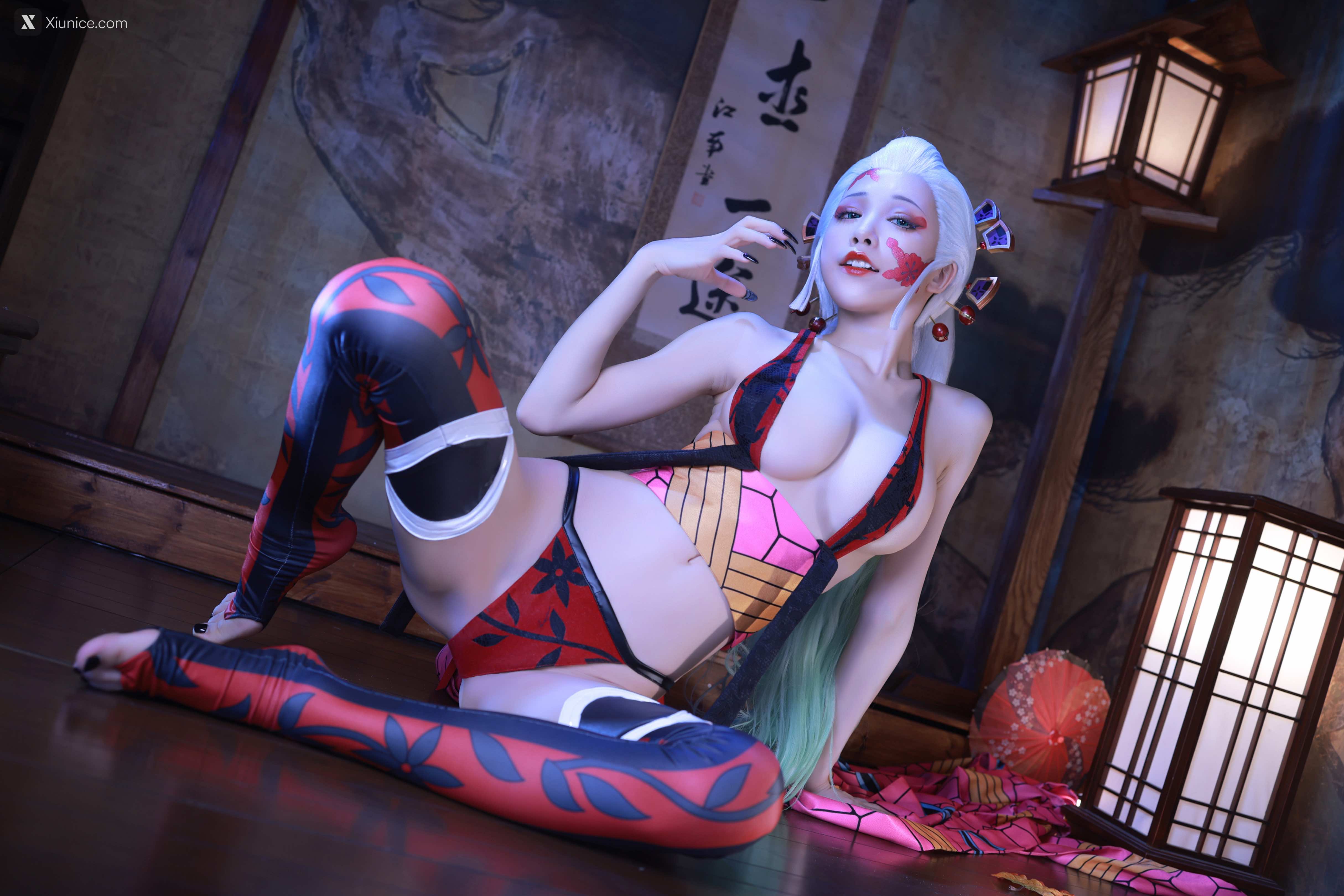 Coser@水淼Aqua – Vol.121 鬼灭之刃 上弦陆堕姬 第73张