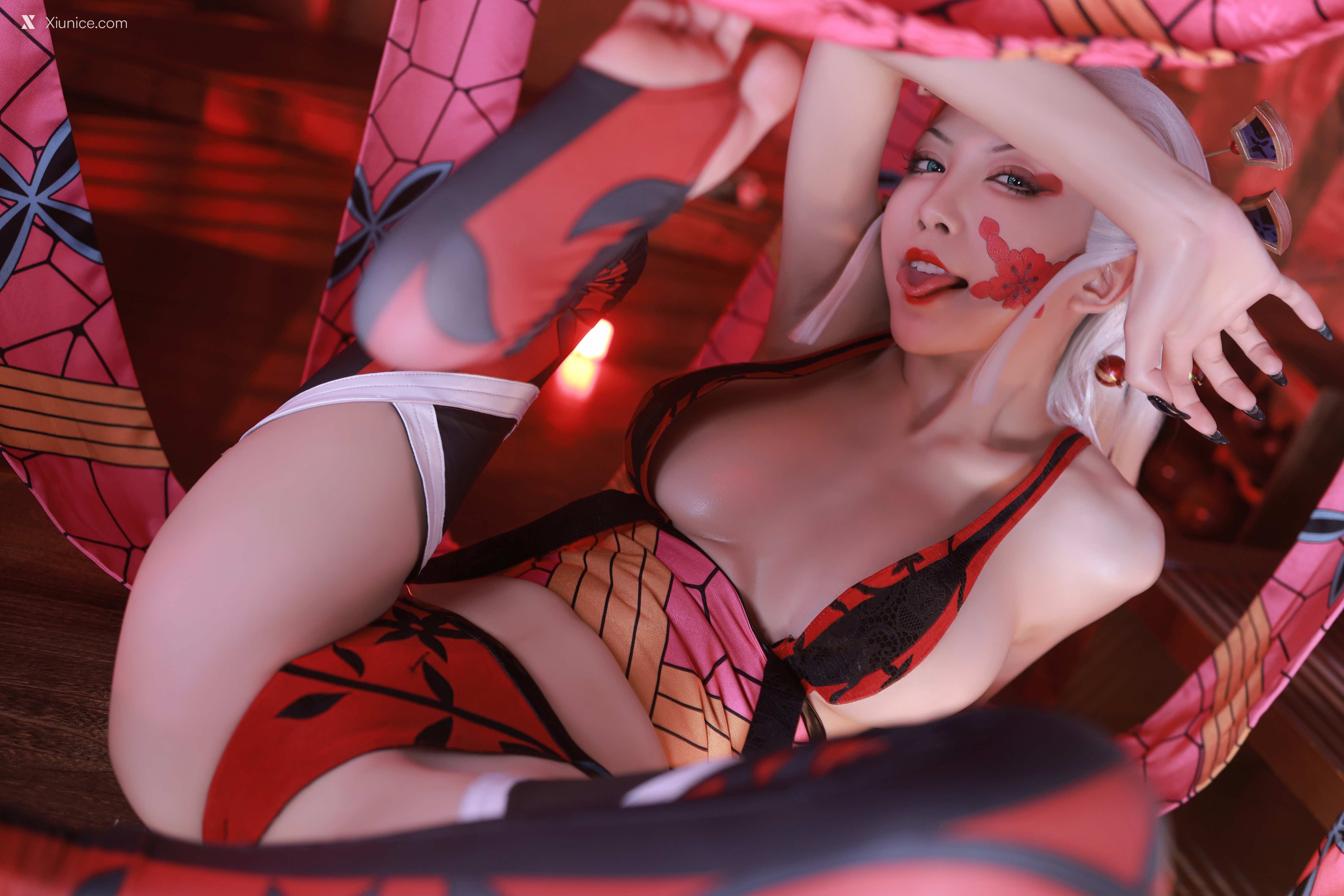 Coser@水淼Aqua – Vol.121 鬼灭之刃 上弦陆堕姬 第65张