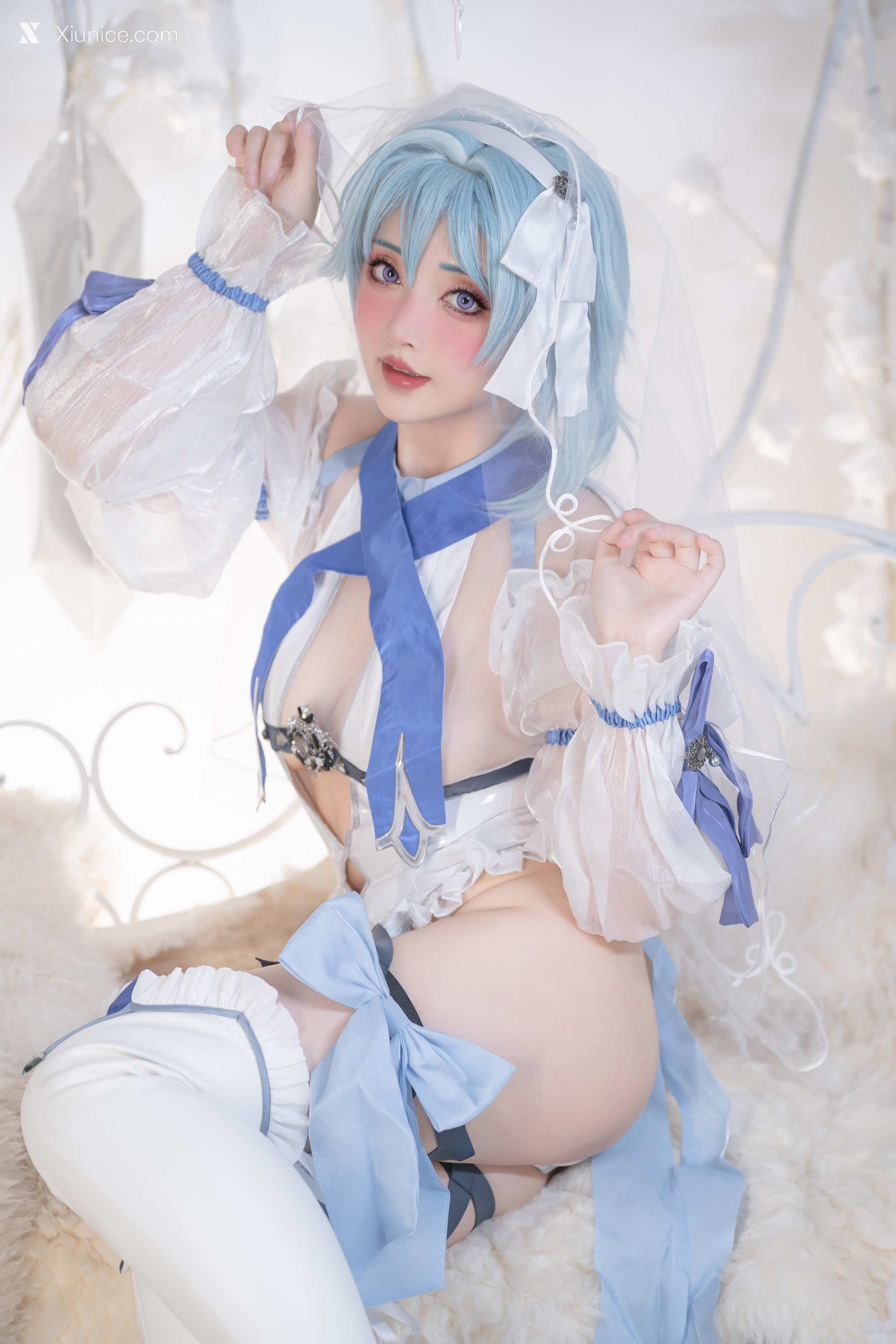 Coser@爆机少女喵小吉 (Nekokoyoshi) 12月T3 双子：最强冰雪组合 第34张