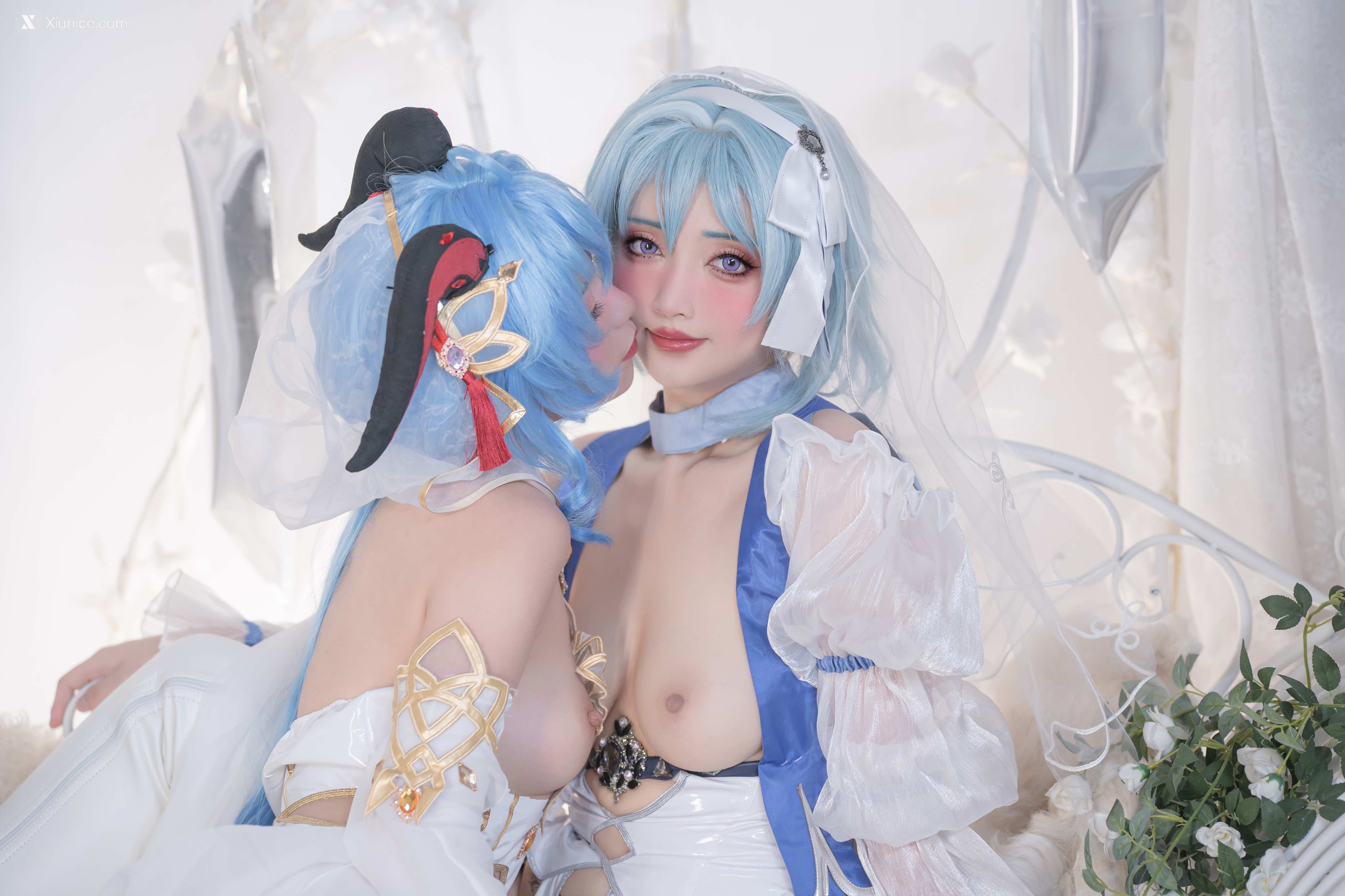 Coser@爆机少女喵小吉 (Nekokoyoshi) 12月T3 双子：最强冰雪组合 第71张
