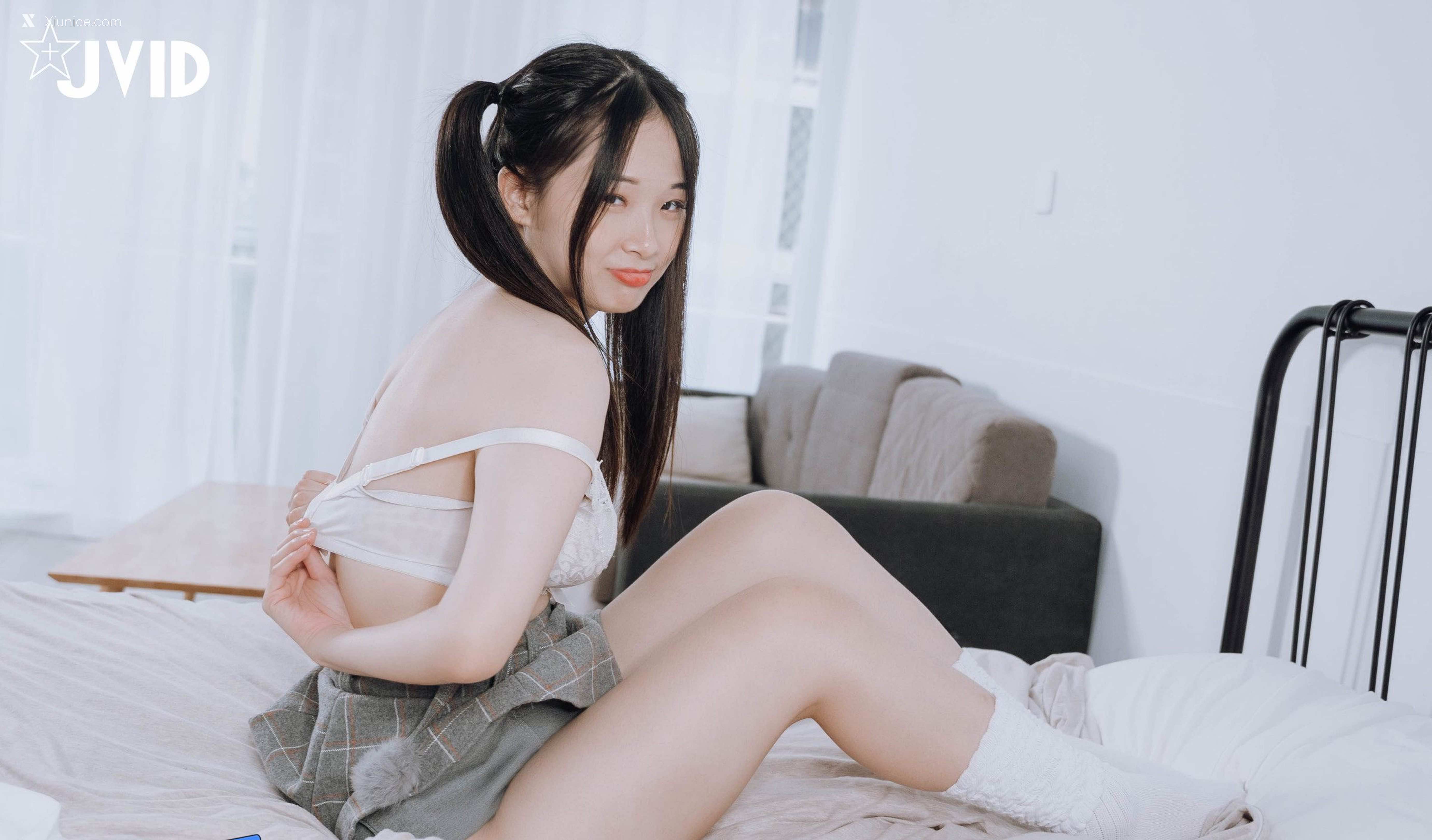 JVID – 婕咪 Juice – 雙馬尾制服女孩 第45张