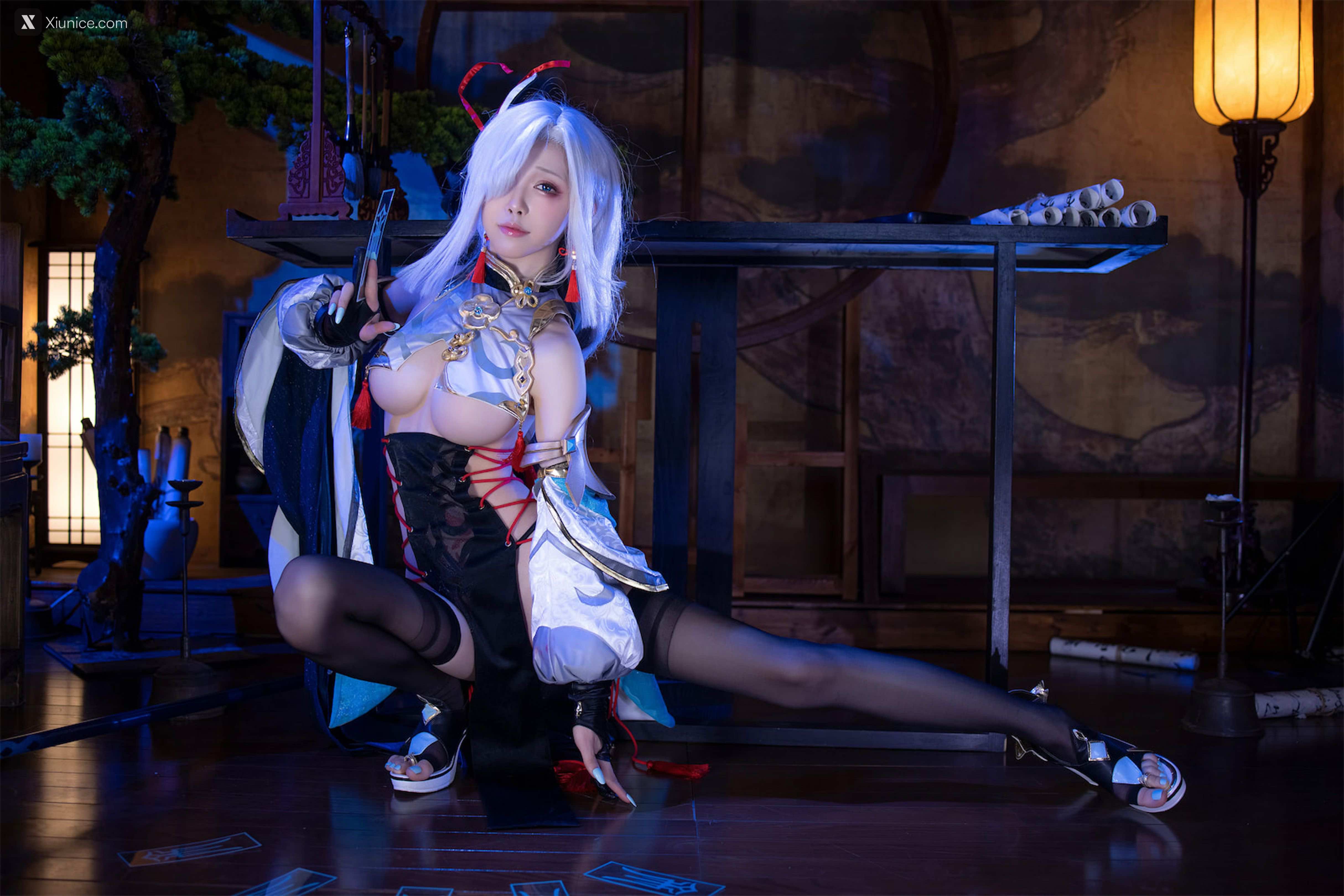 Coser@水淼Aqua – Vol.157 申鹤旗袍 第63张
