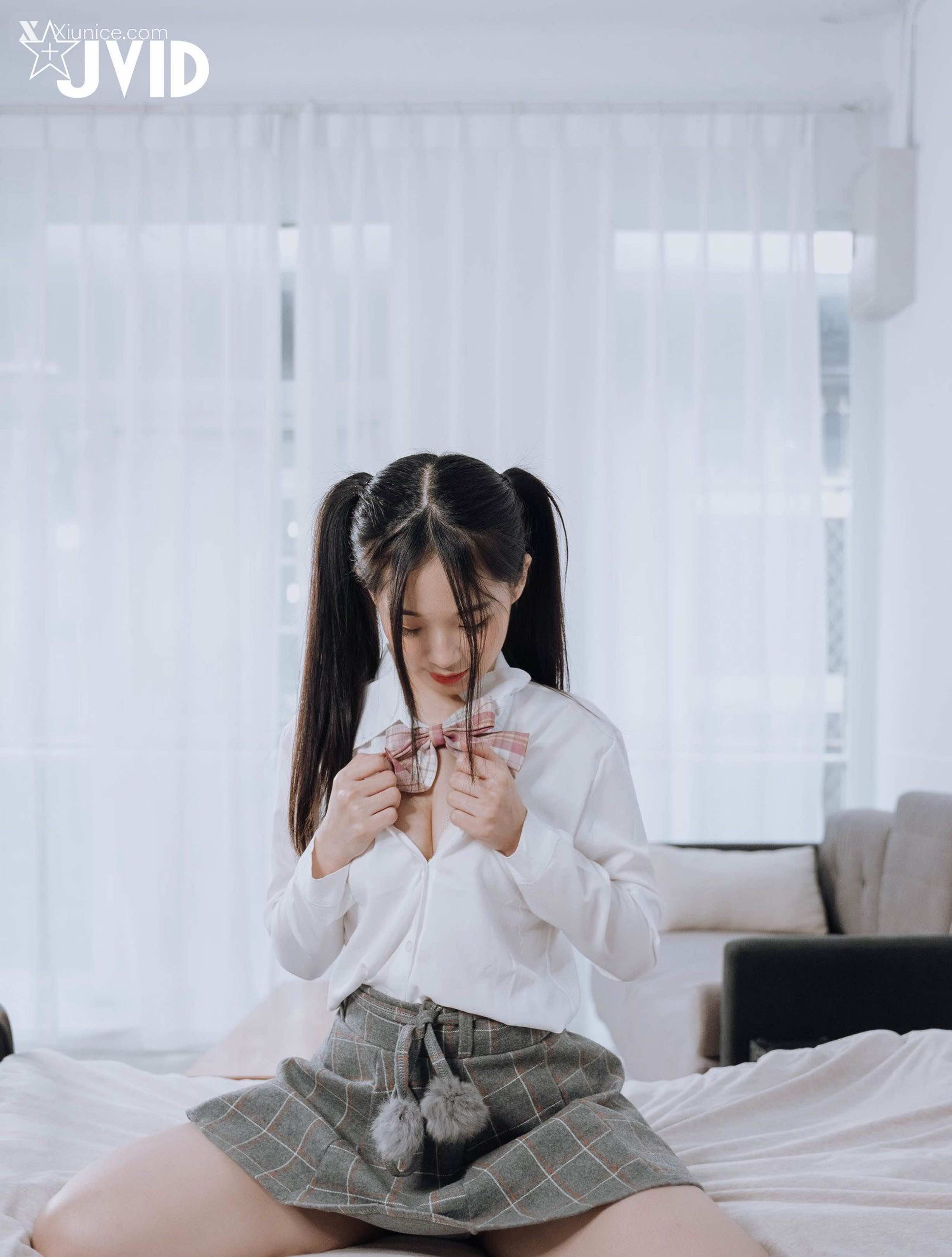 JVID – 婕咪 Juice – 雙馬尾制服女孩 第23张
