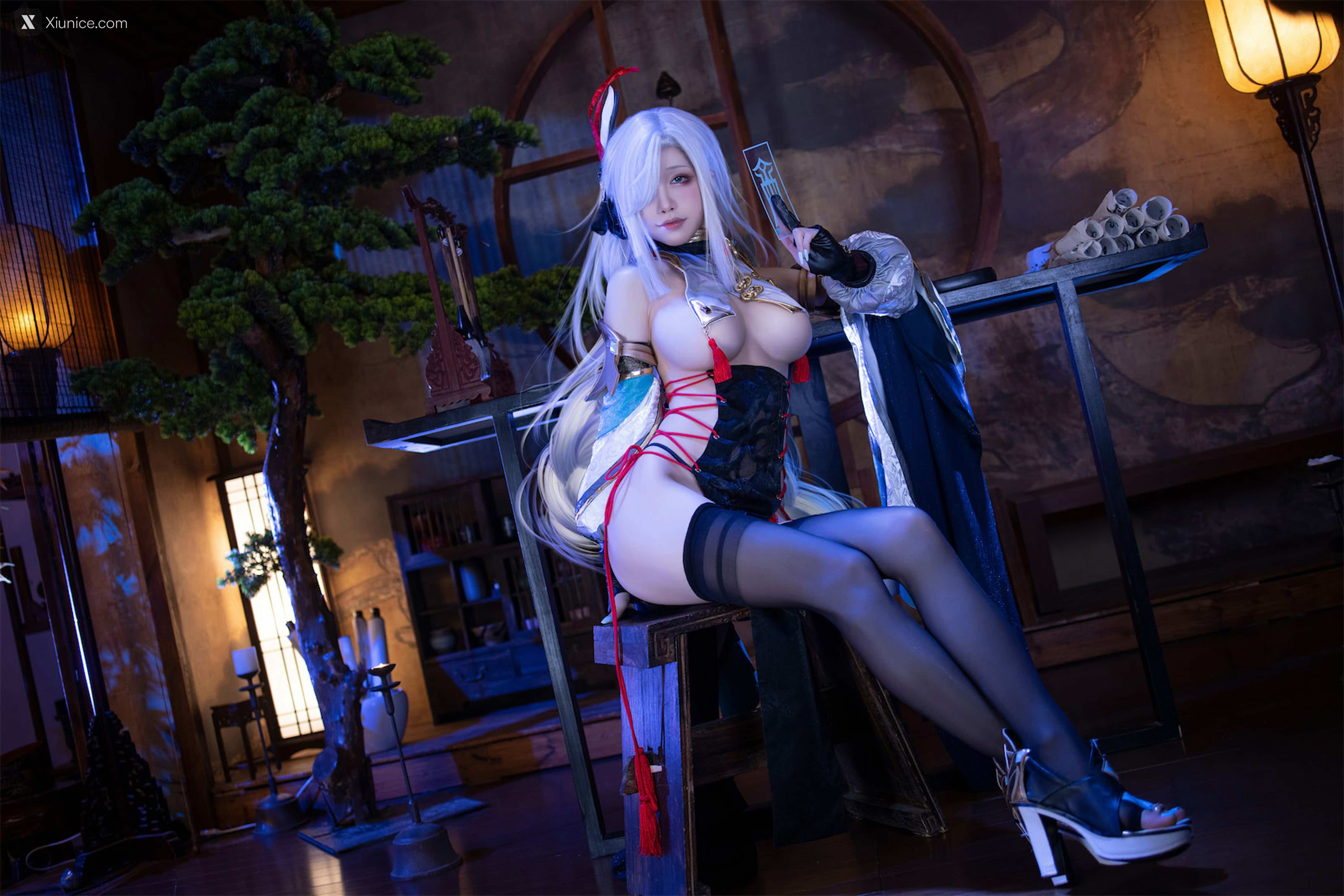 Coser@水淼Aqua – Vol.157 申鹤旗袍 第2张