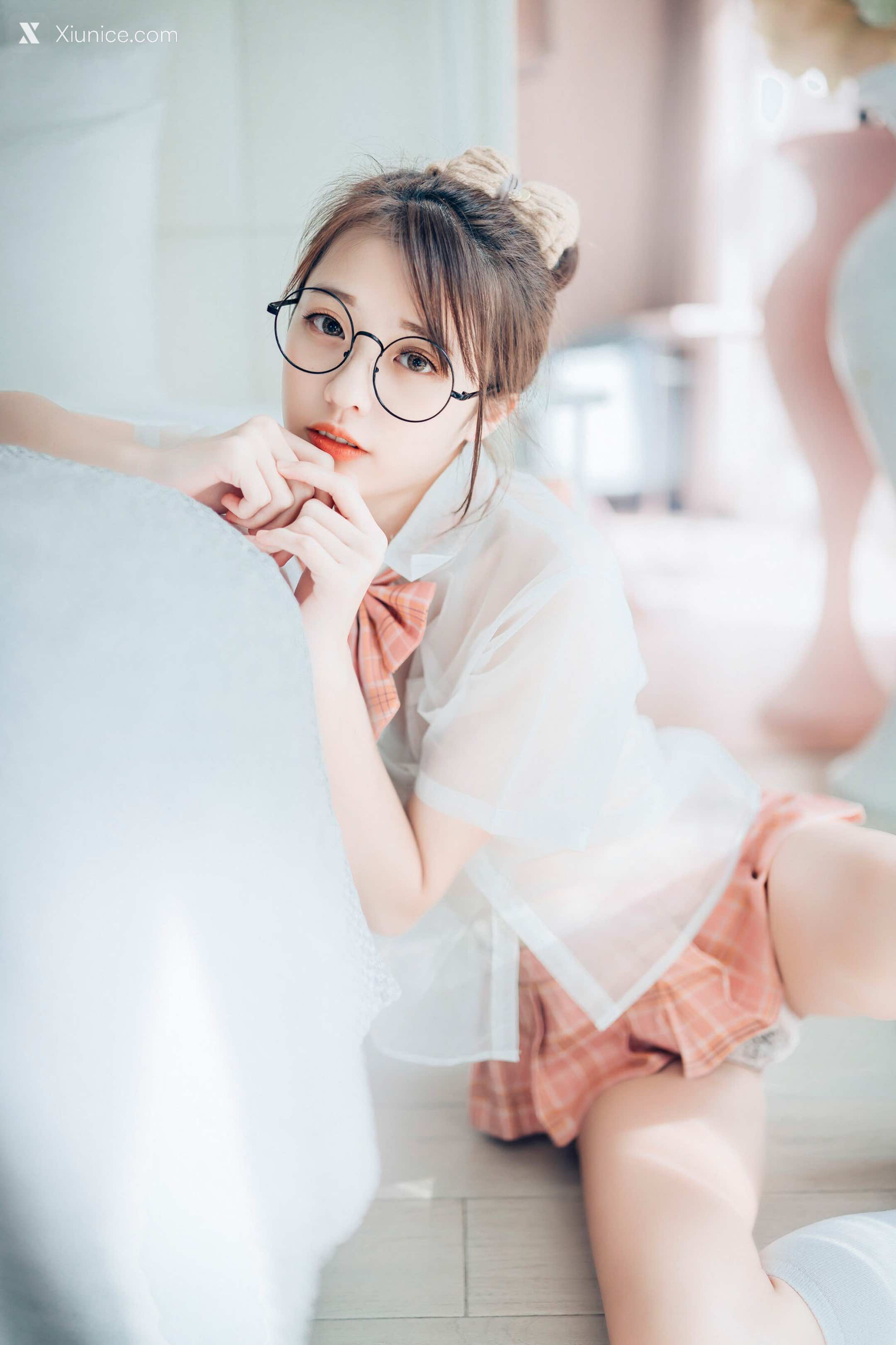 JVID – 妍妍 Angel – 女孩在trasmart制服與眼鏡 第16张