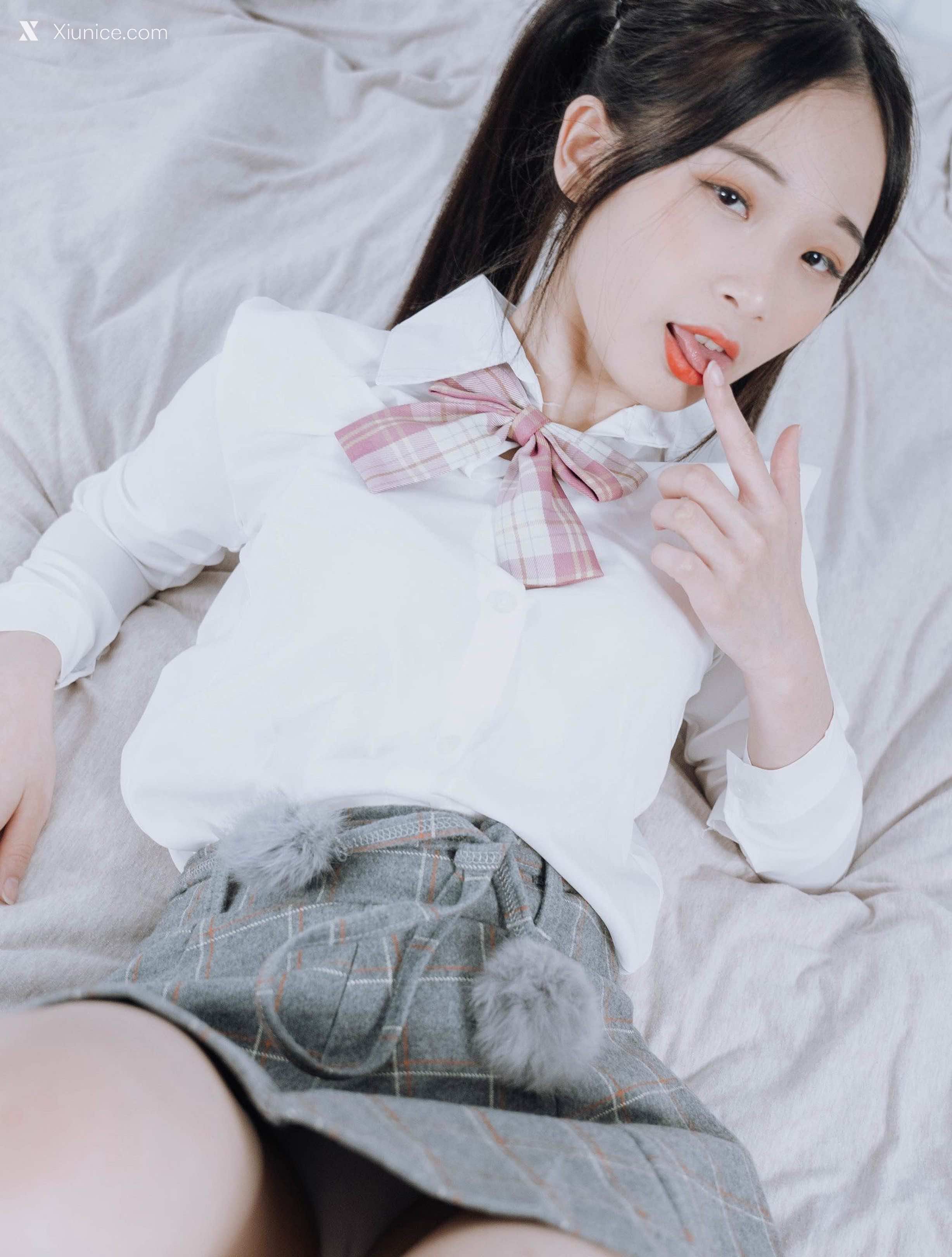 JVID – 婕咪 Juice – 雙馬尾制服女孩 第18张