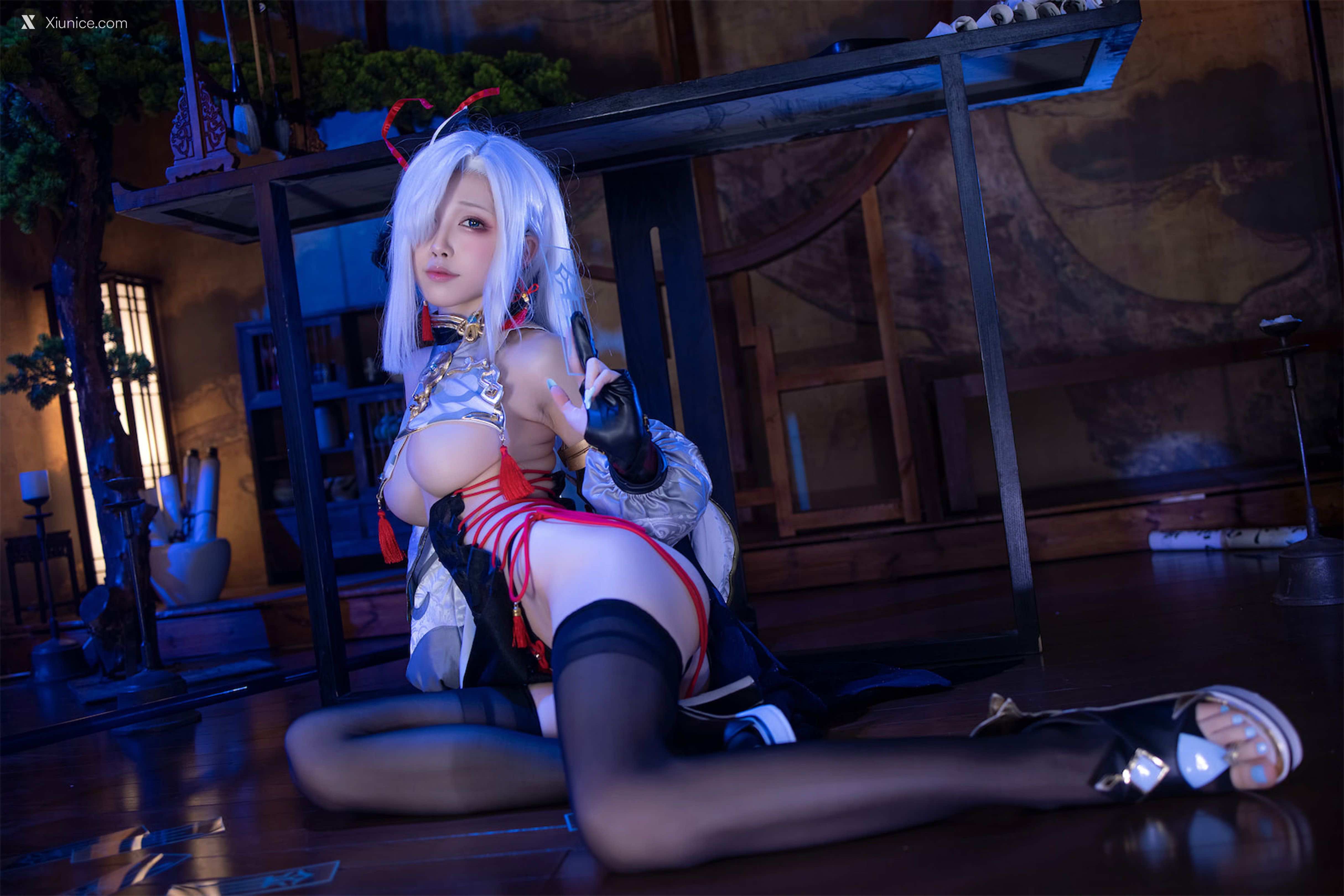 Coser@水淼Aqua – Vol.157 申鹤旗袍 第66张