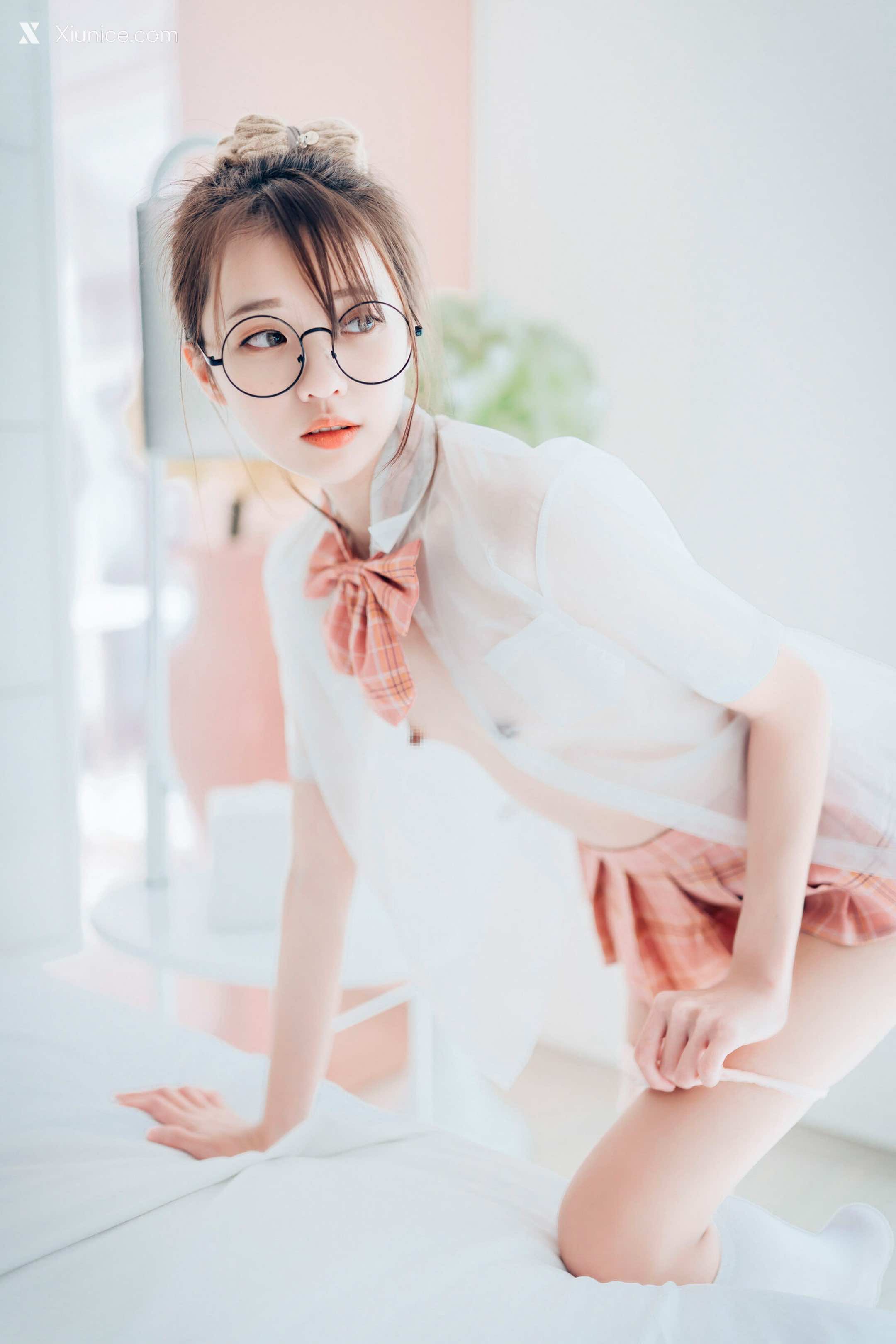JVID – 妍妍 Angel – 女孩在trasmart制服與眼鏡 第31张