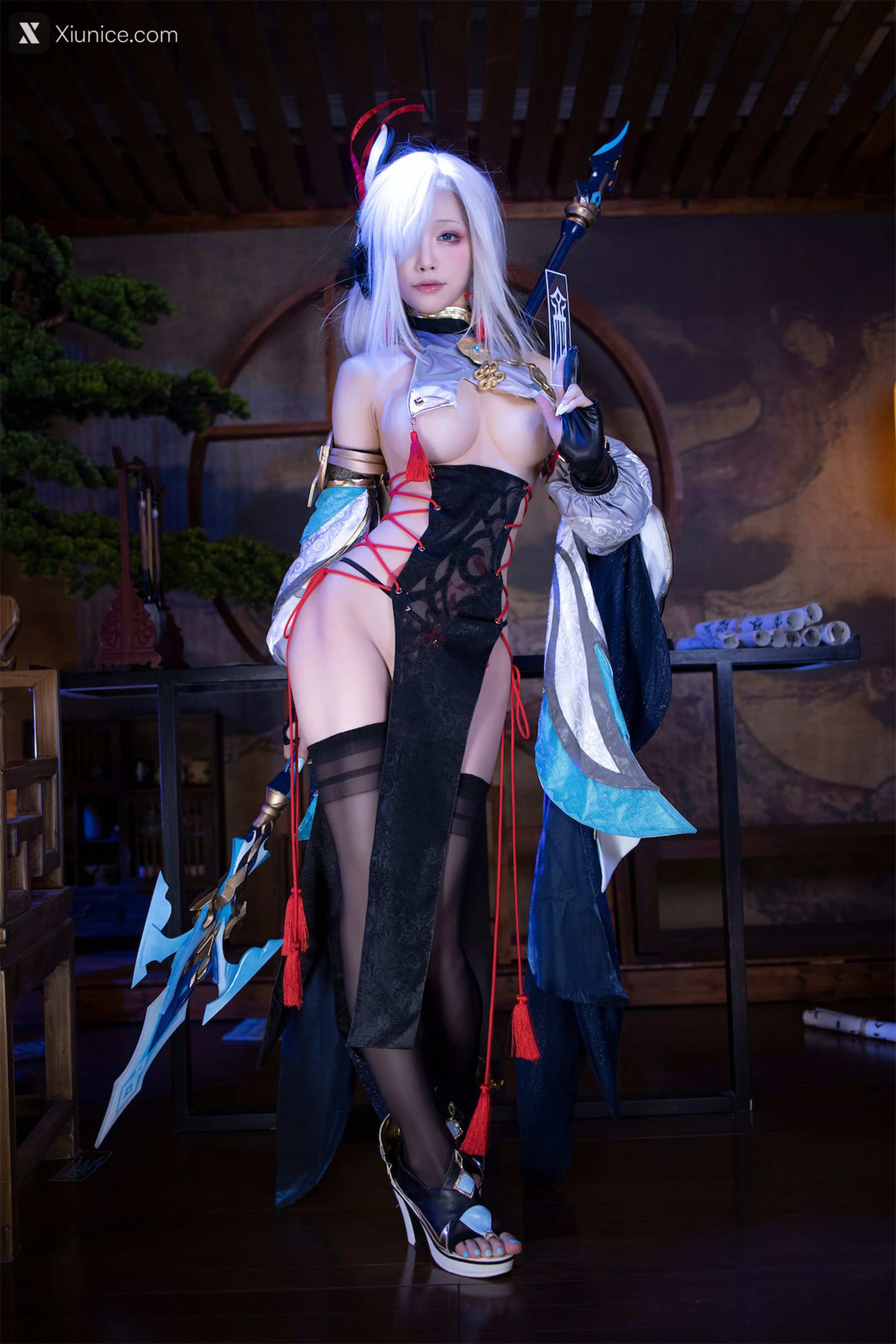 Coser@水淼Aqua – Vol.157 申鹤旗袍 第67张