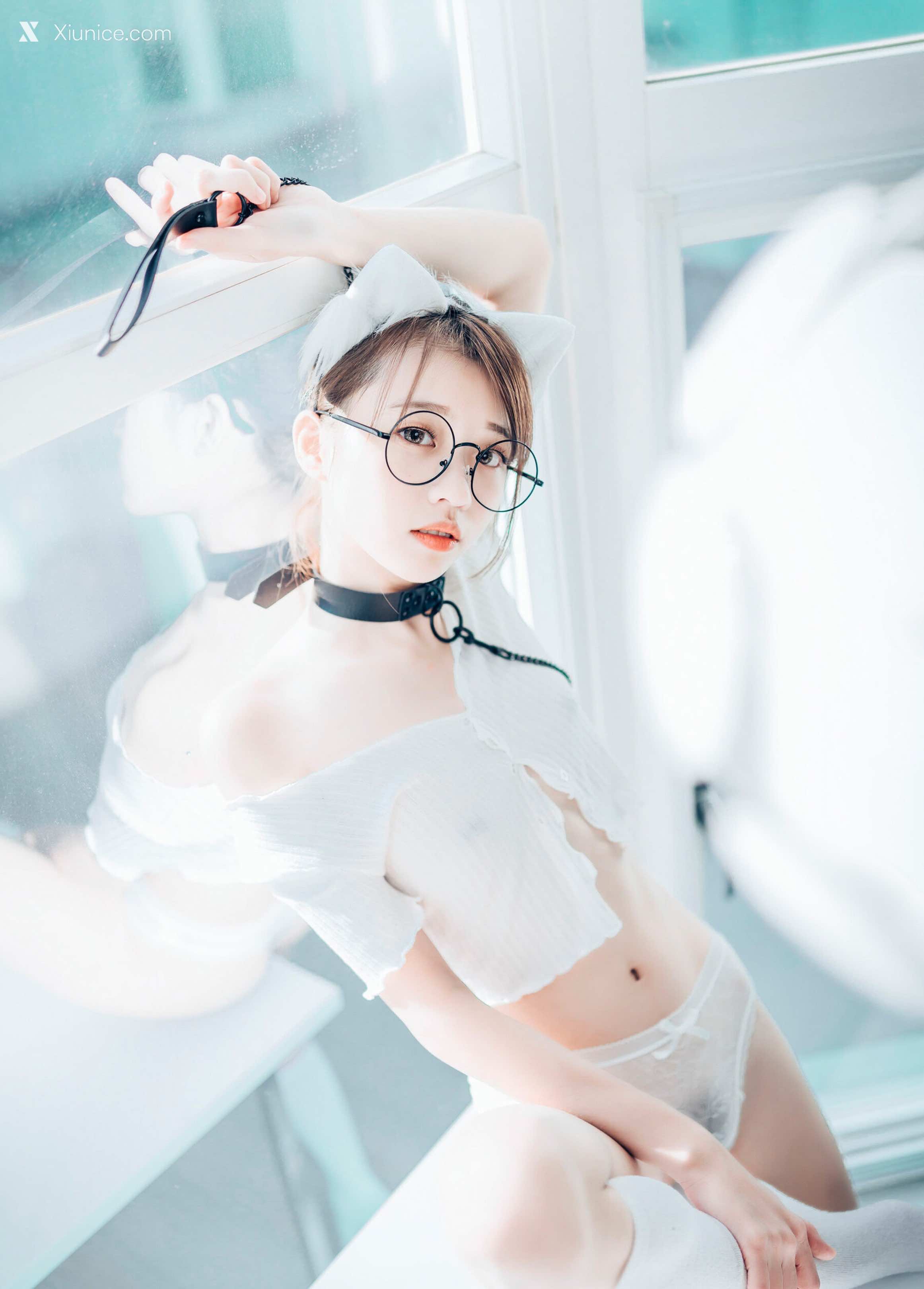 JVID – 妍妍 Angel – 女孩在trasmart制服與眼鏡 第93张