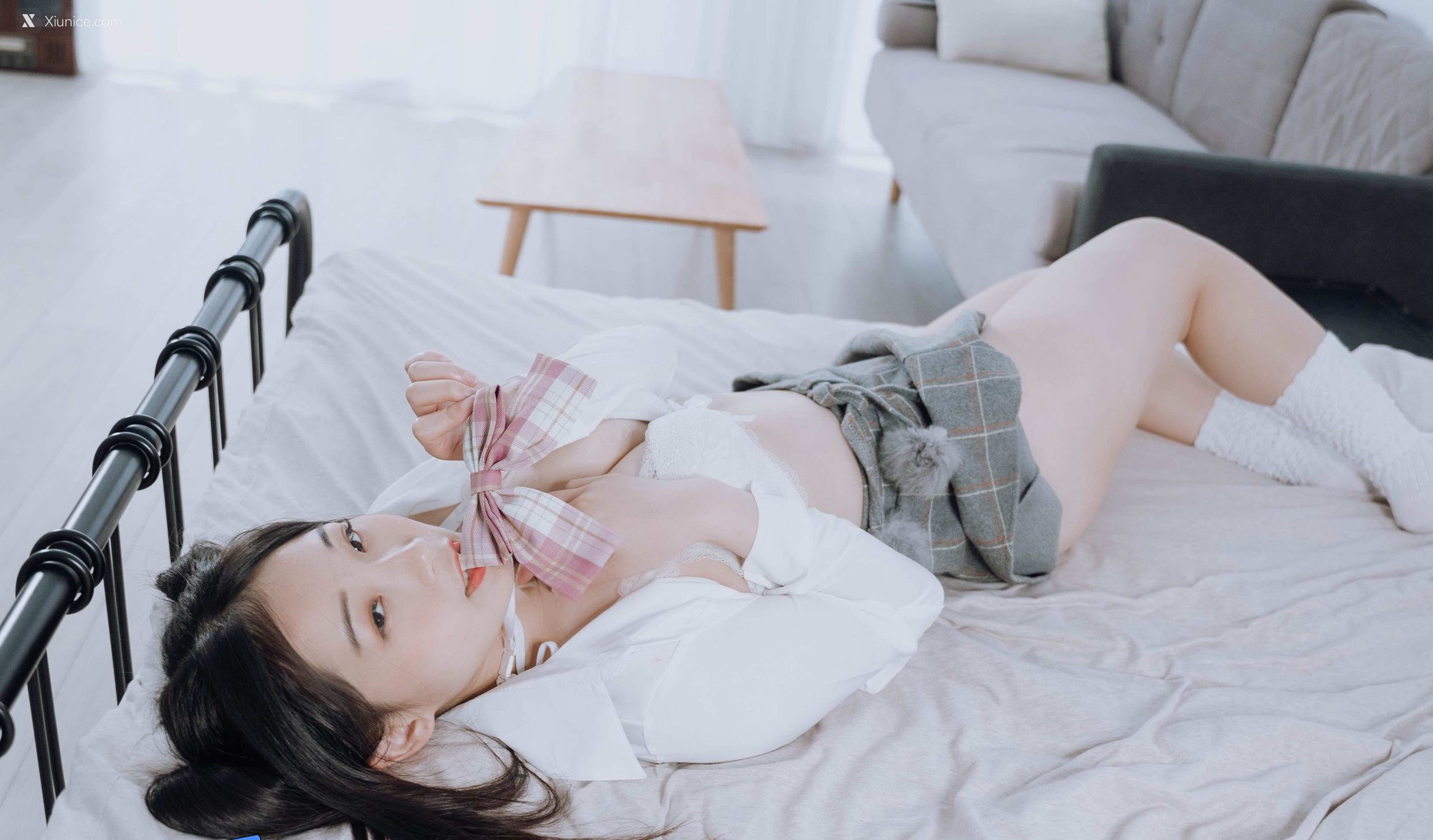 JVID – 婕咪 Juice – 雙馬尾制服女孩 第38张