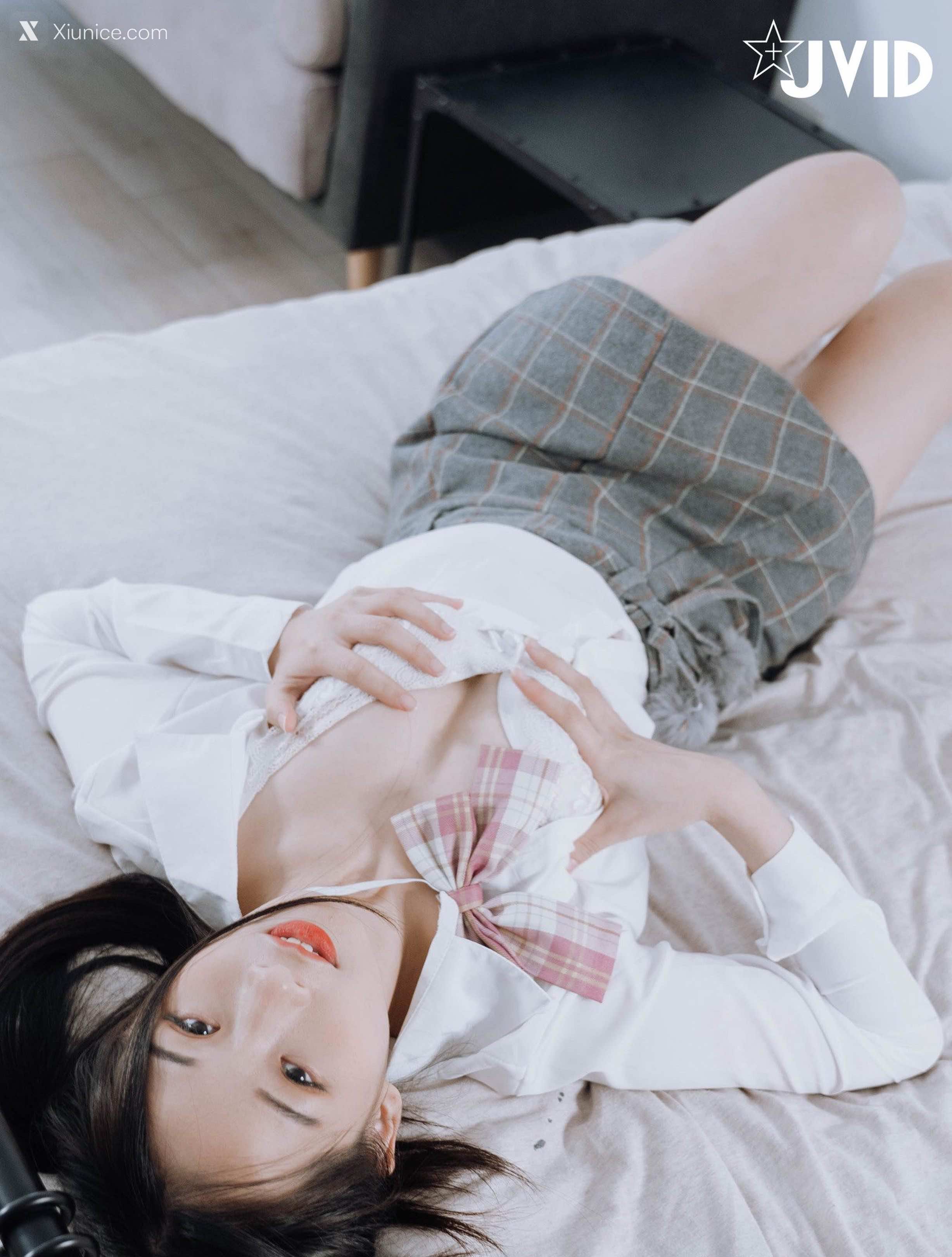 JVID – 婕咪 Juice – 雙馬尾制服女孩 第35张
