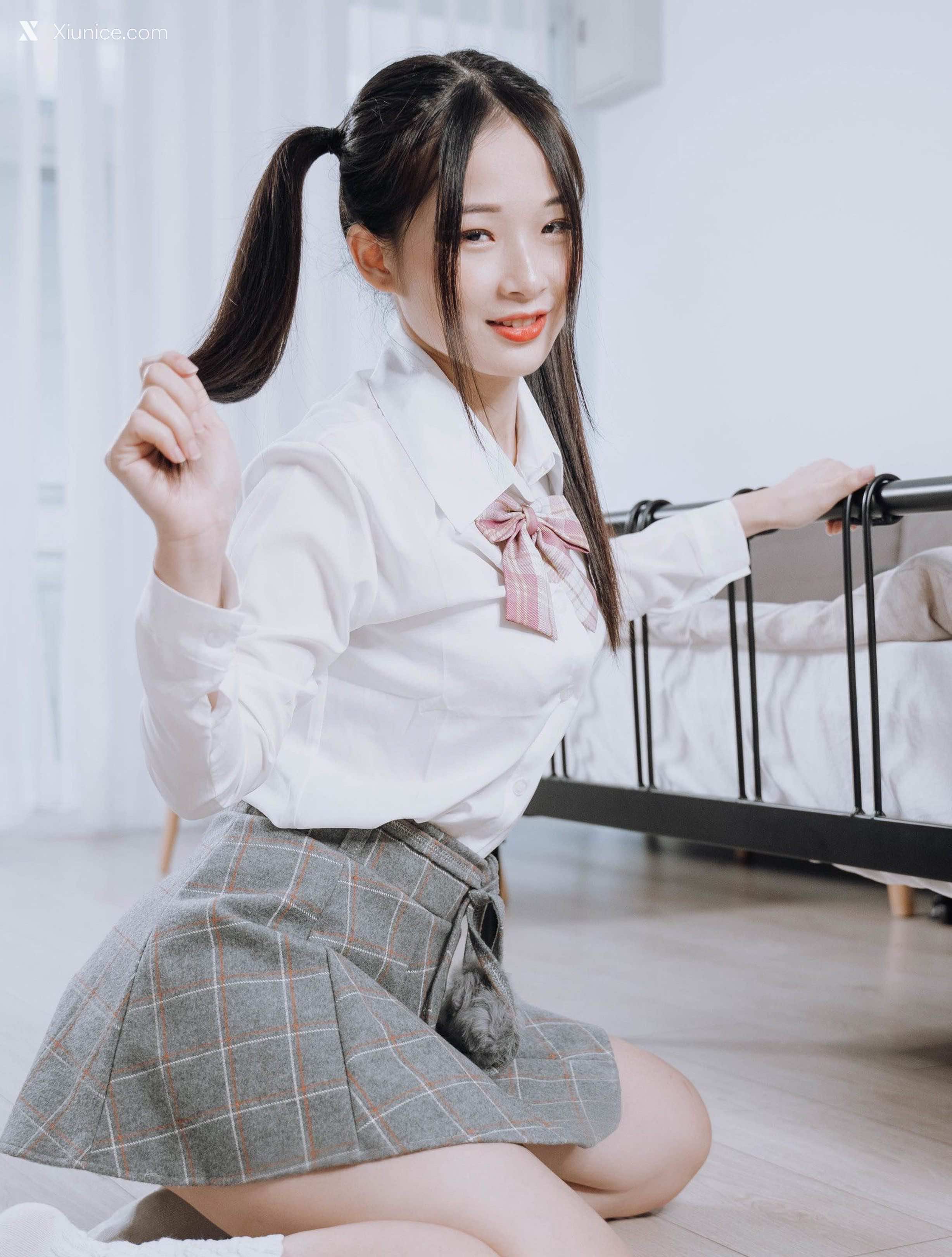 JVID – 婕咪 Juice – 雙馬尾制服女孩 第11张