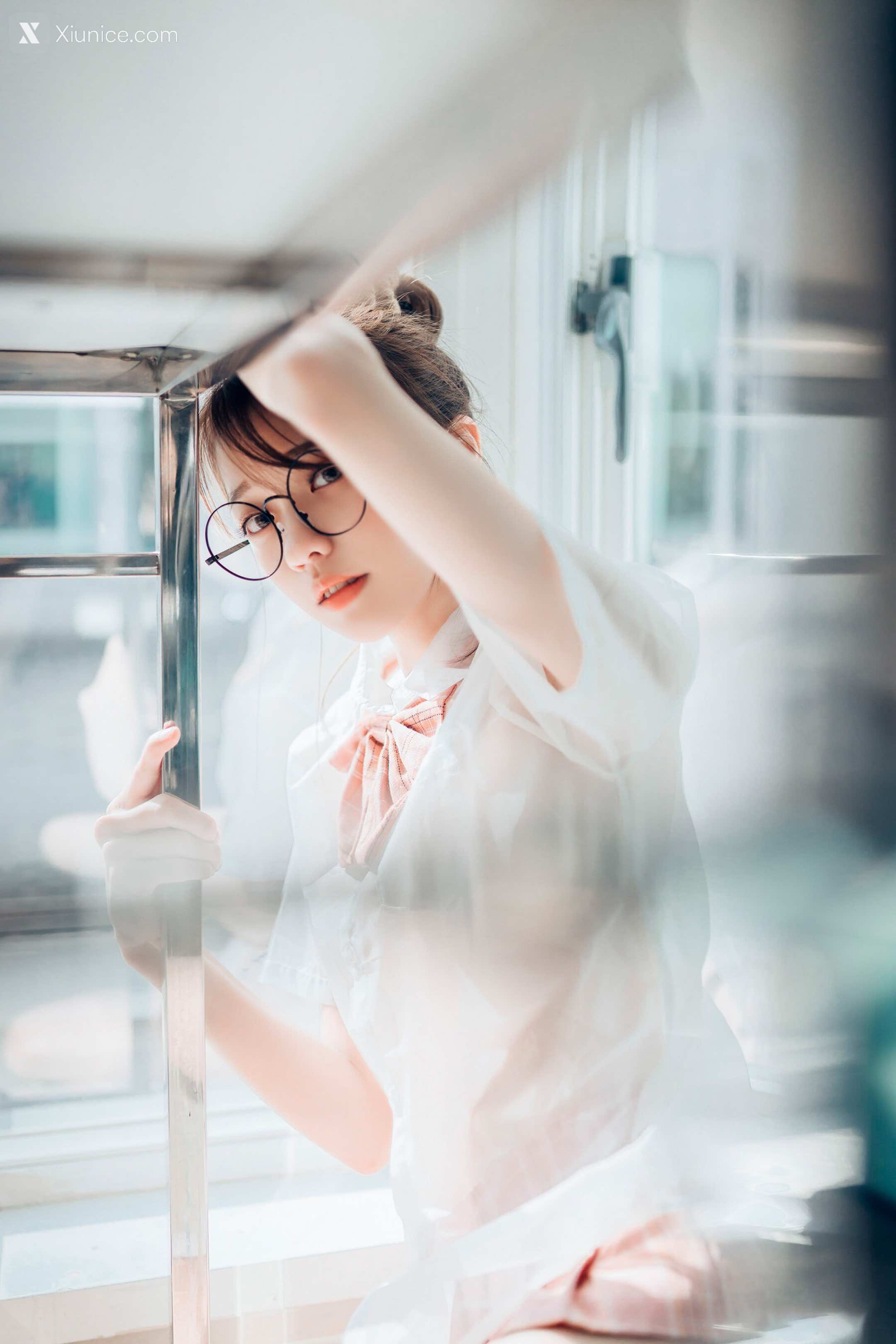 JVID – 妍妍 Angel – 女孩在trasmart制服與眼鏡 第8张