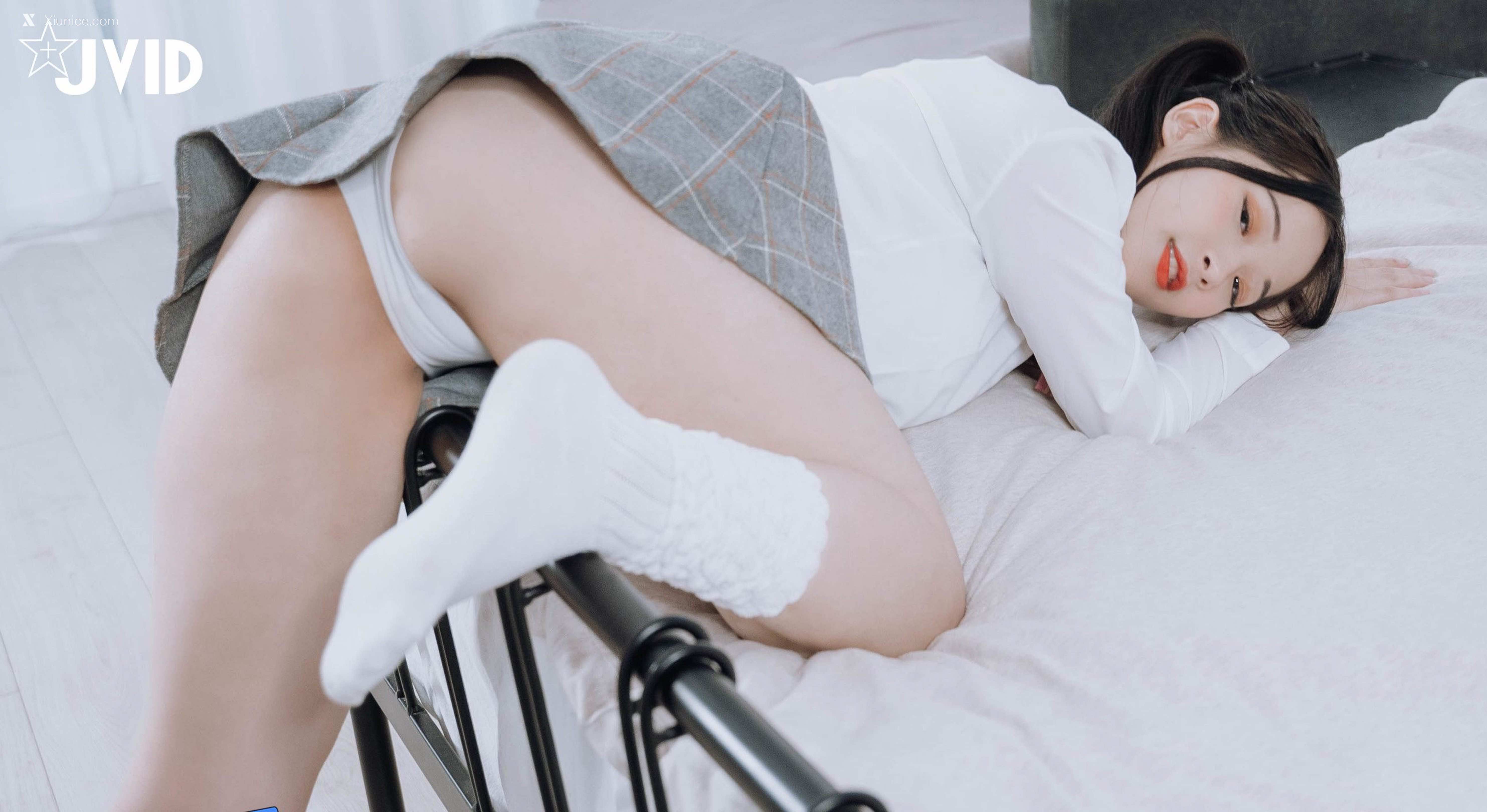 JVID – 婕咪 Juice – 雙馬尾制服女孩 第16张