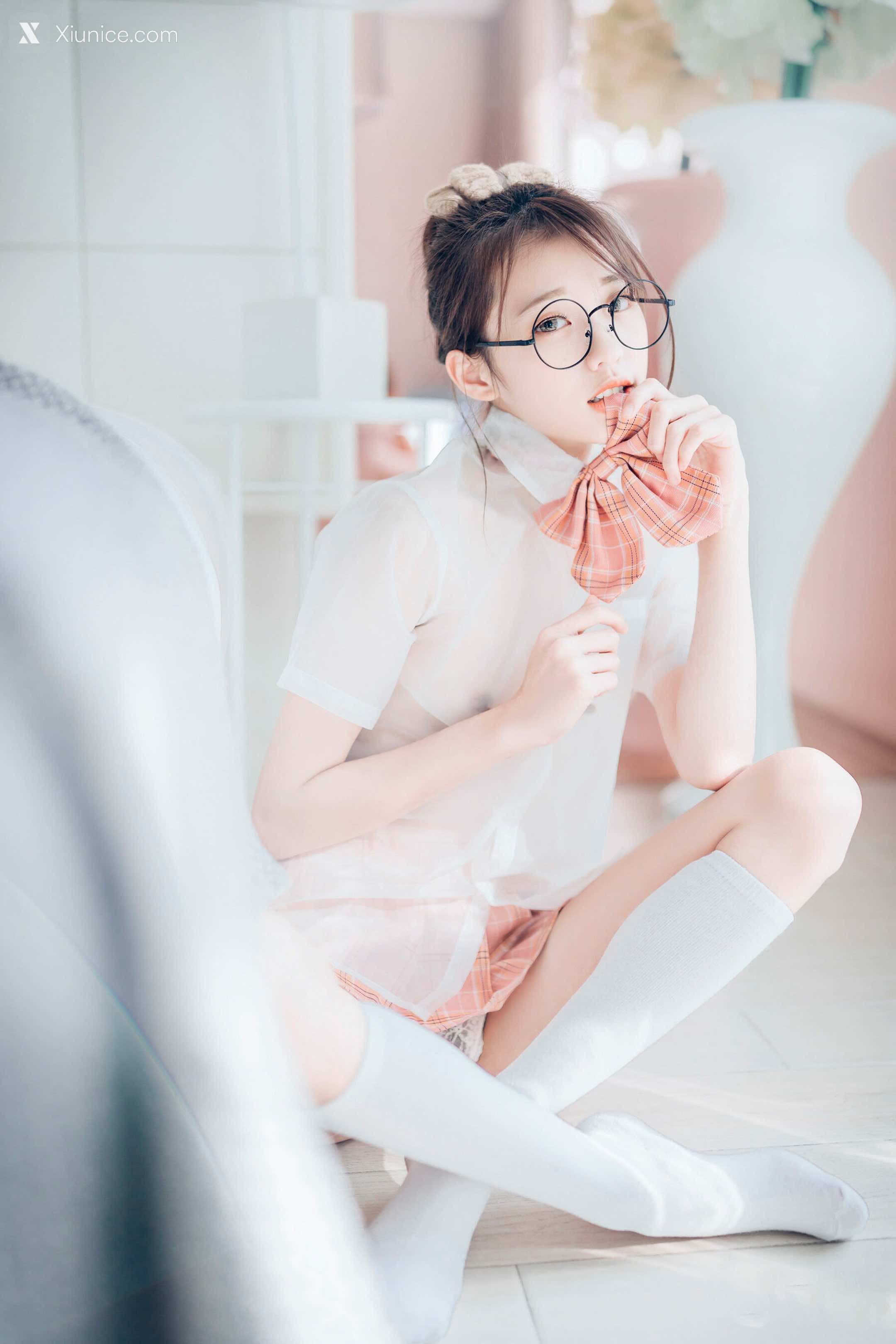 JVID – 妍妍 Angel – 女孩在trasmart制服與眼鏡 第21张