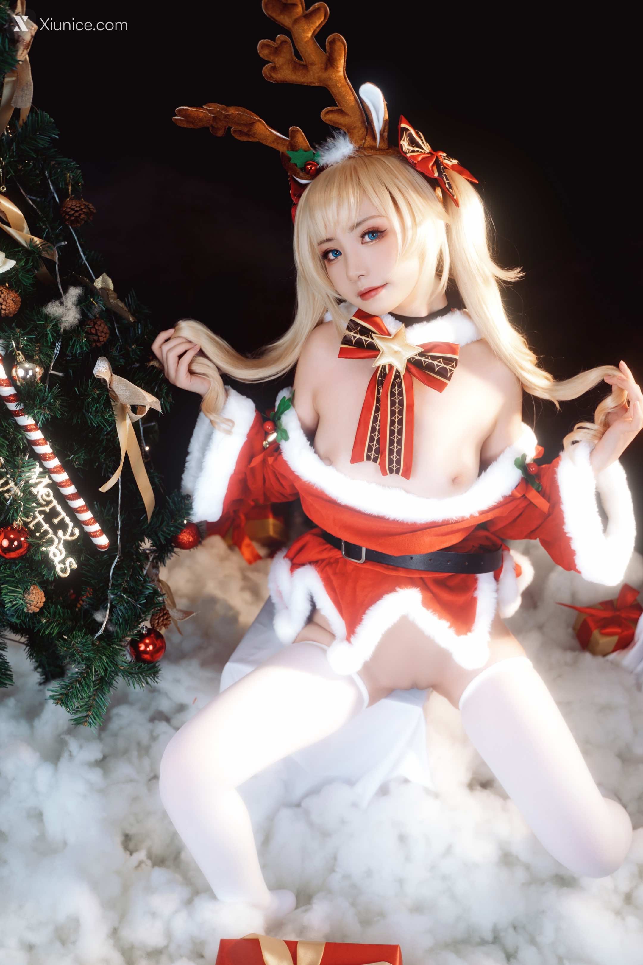 Coser@爆机少女喵小吉 (Nekokoyoshi) & 金鱼kinngyo – 圣诞特辑 第60张