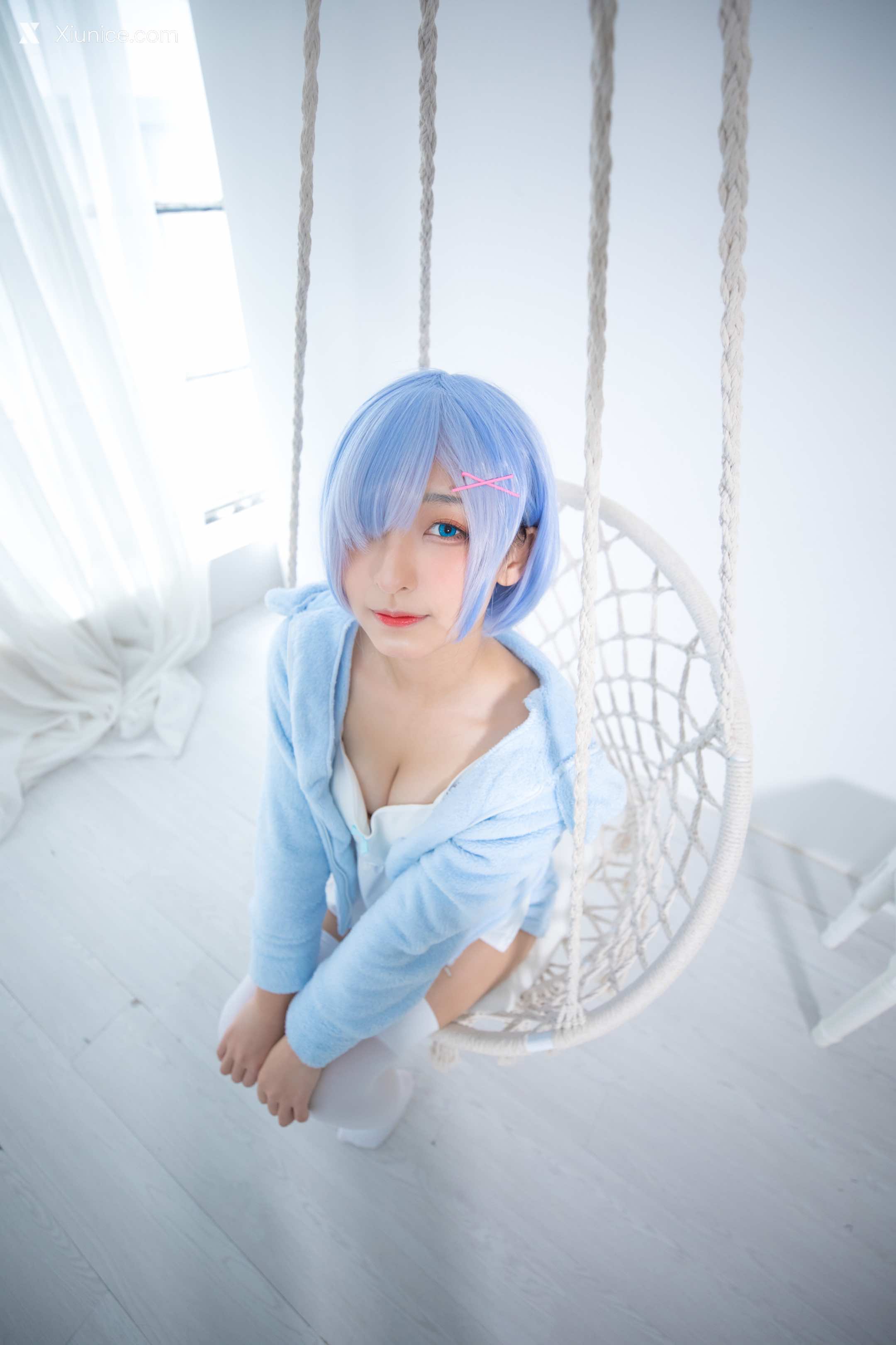 Coser@神楽坂真冬 Vol.005 蕾姆 Milk by blue 第101张