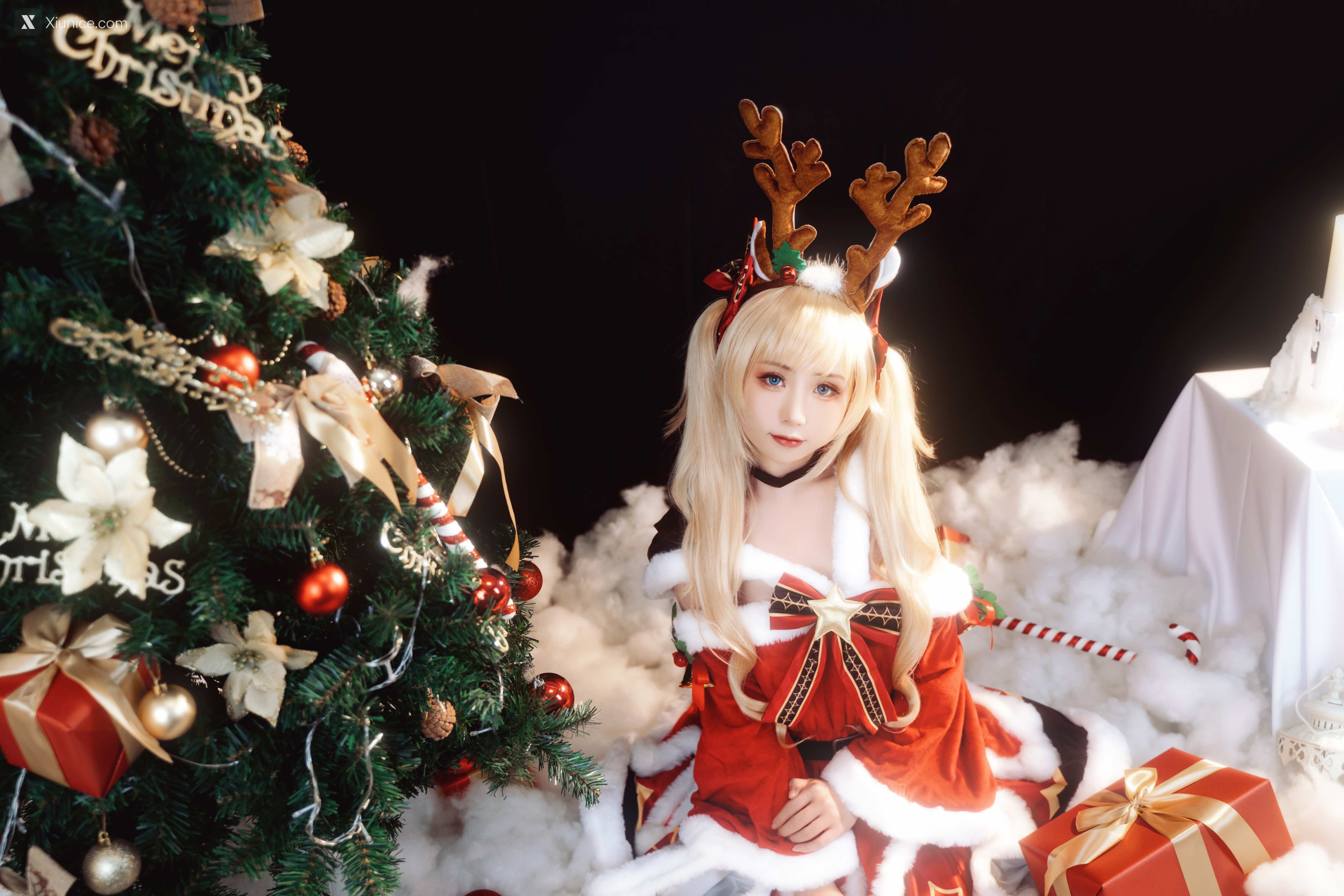 Coser@爆机少女喵小吉 (Nekokoyoshi) & 金鱼kinngyo – 圣诞特辑 第2张