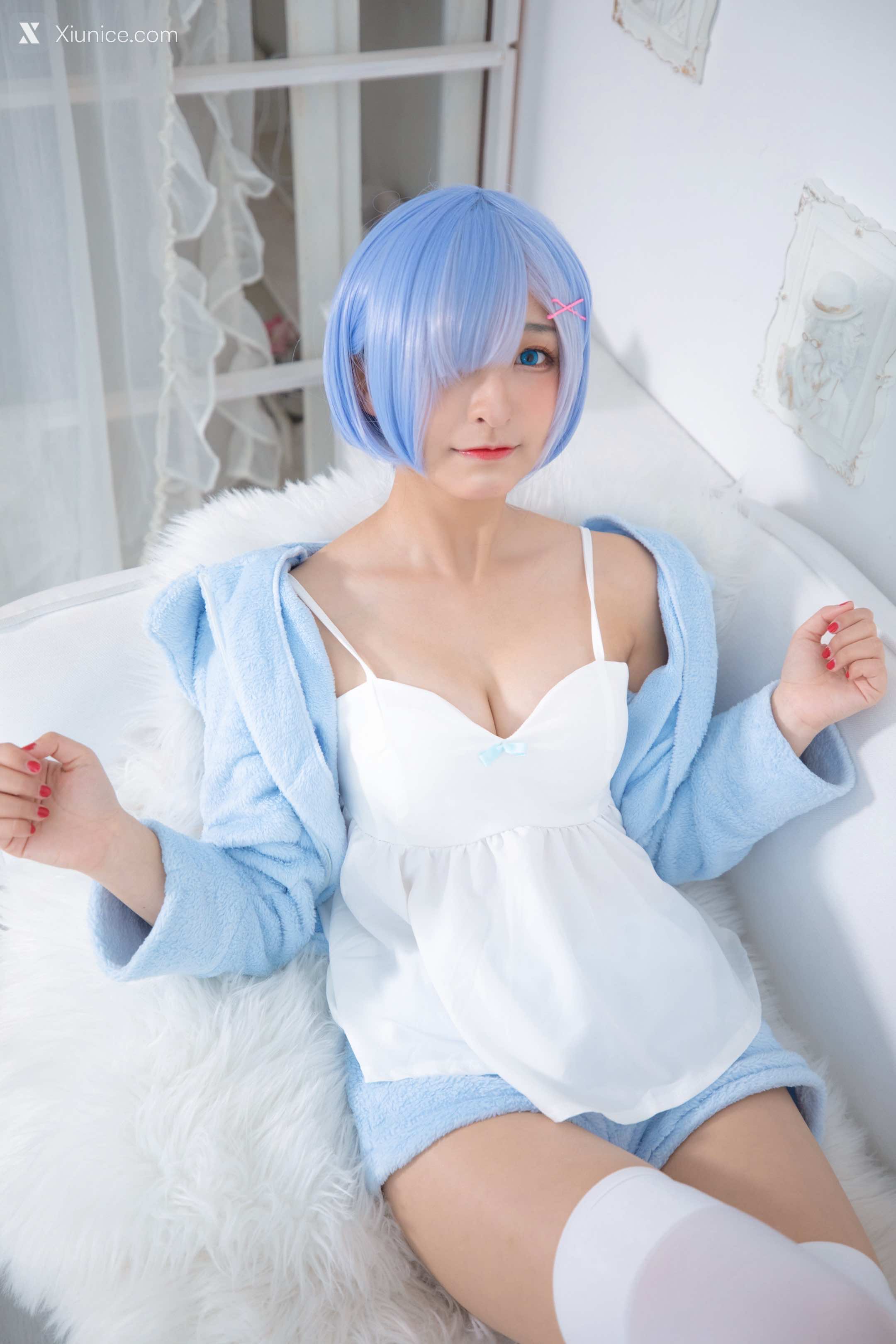 Coser@神楽坂真冬 Vol.005 蕾姆 Milk by blue 第9张