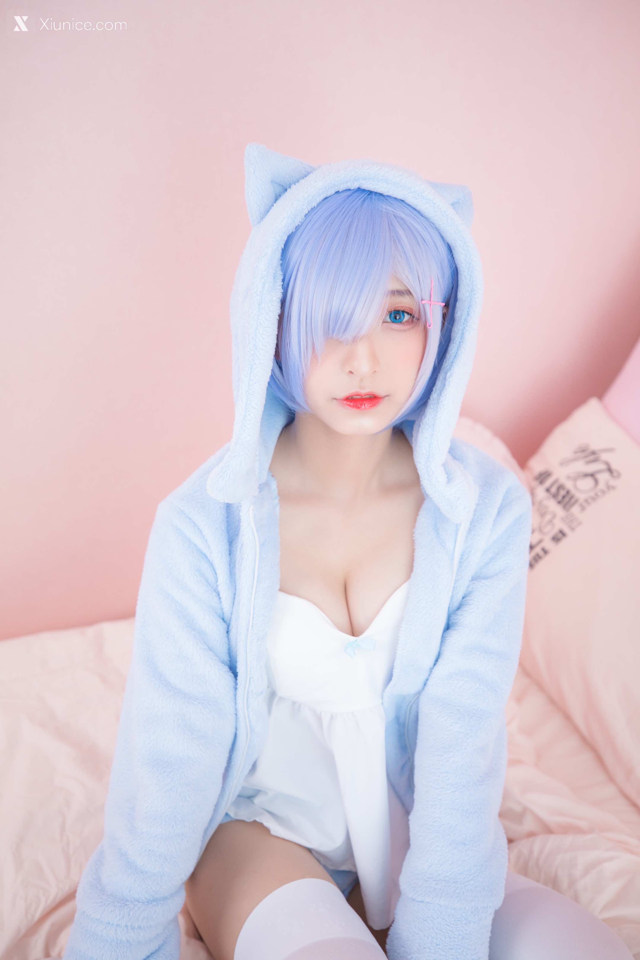 Coser@神楽坂真冬 Vol.005 蕾姆 Milk by blue 第18张