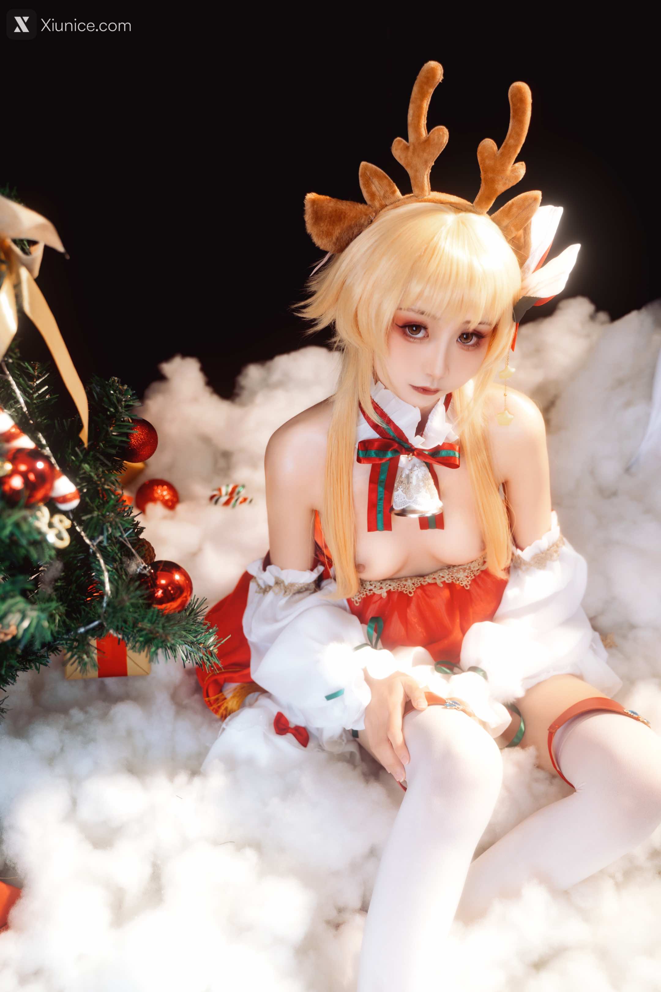 Coser@爆机少女喵小吉 (Nekokoyoshi) & 金鱼kinngyo – 圣诞特辑 第24张