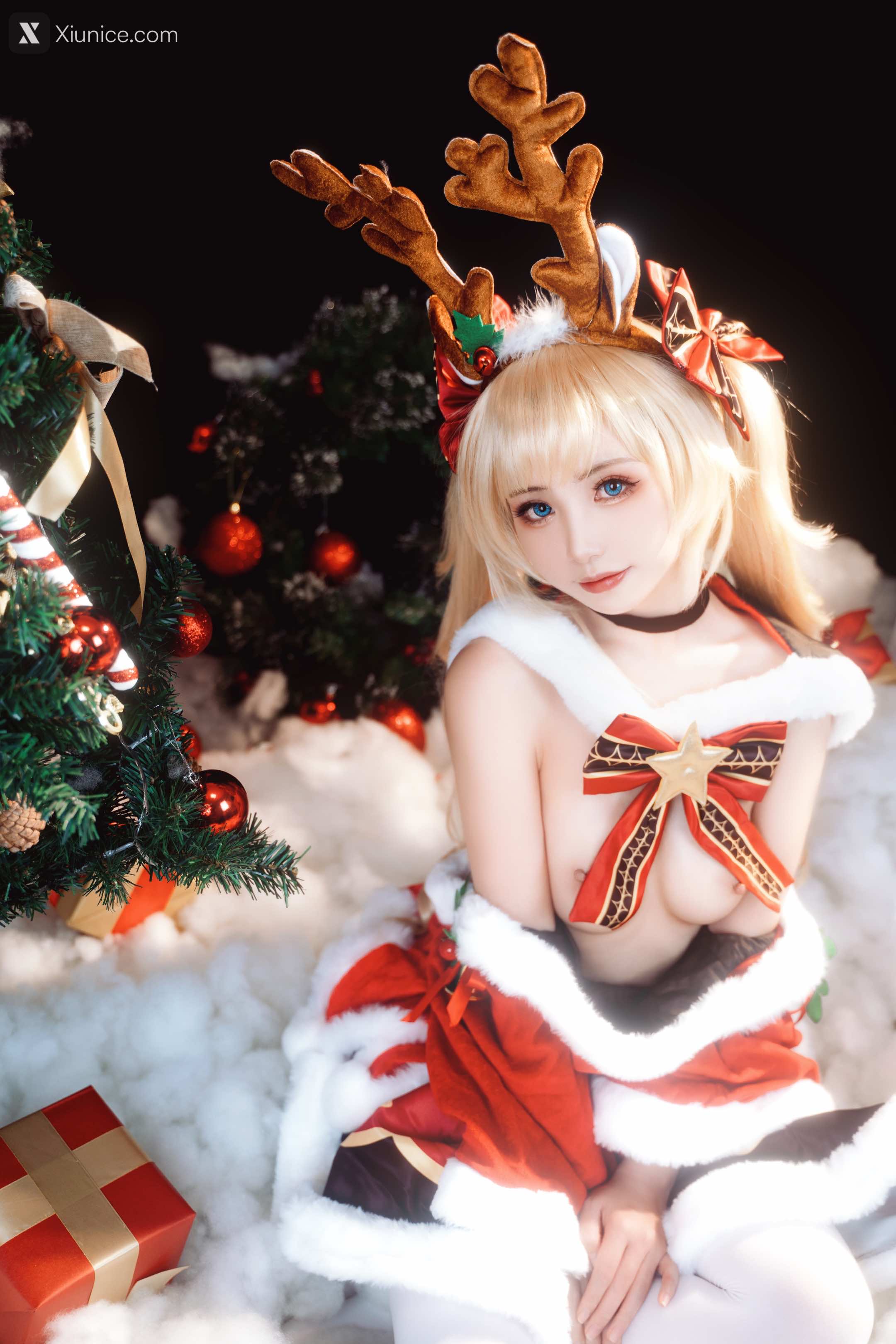 Coser@爆机少女喵小吉 (Nekokoyoshi) & 金鱼kinngyo – 圣诞特辑 第31张