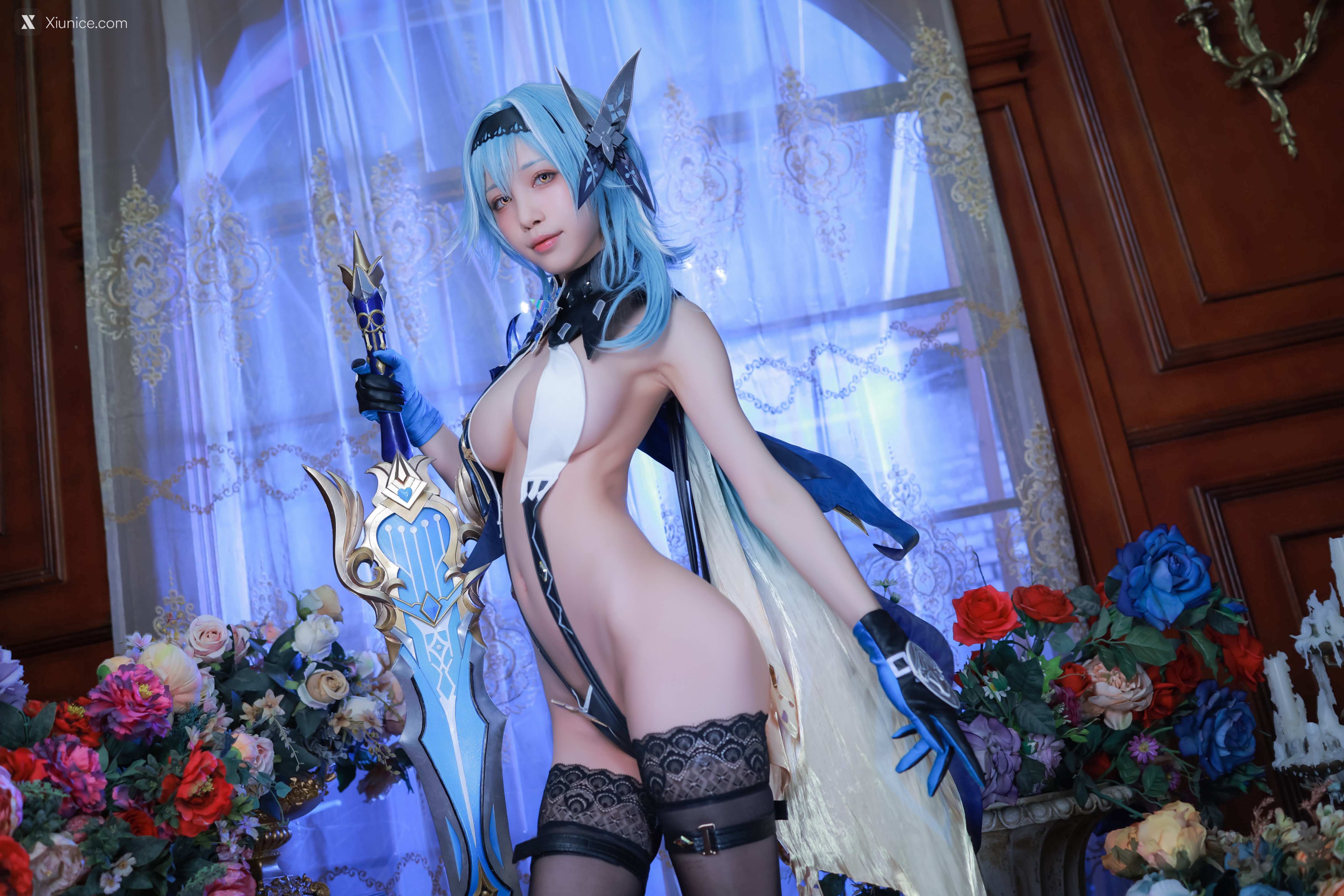 Coser@水淼Aqua – 原神-优菈性感装+S 第9张