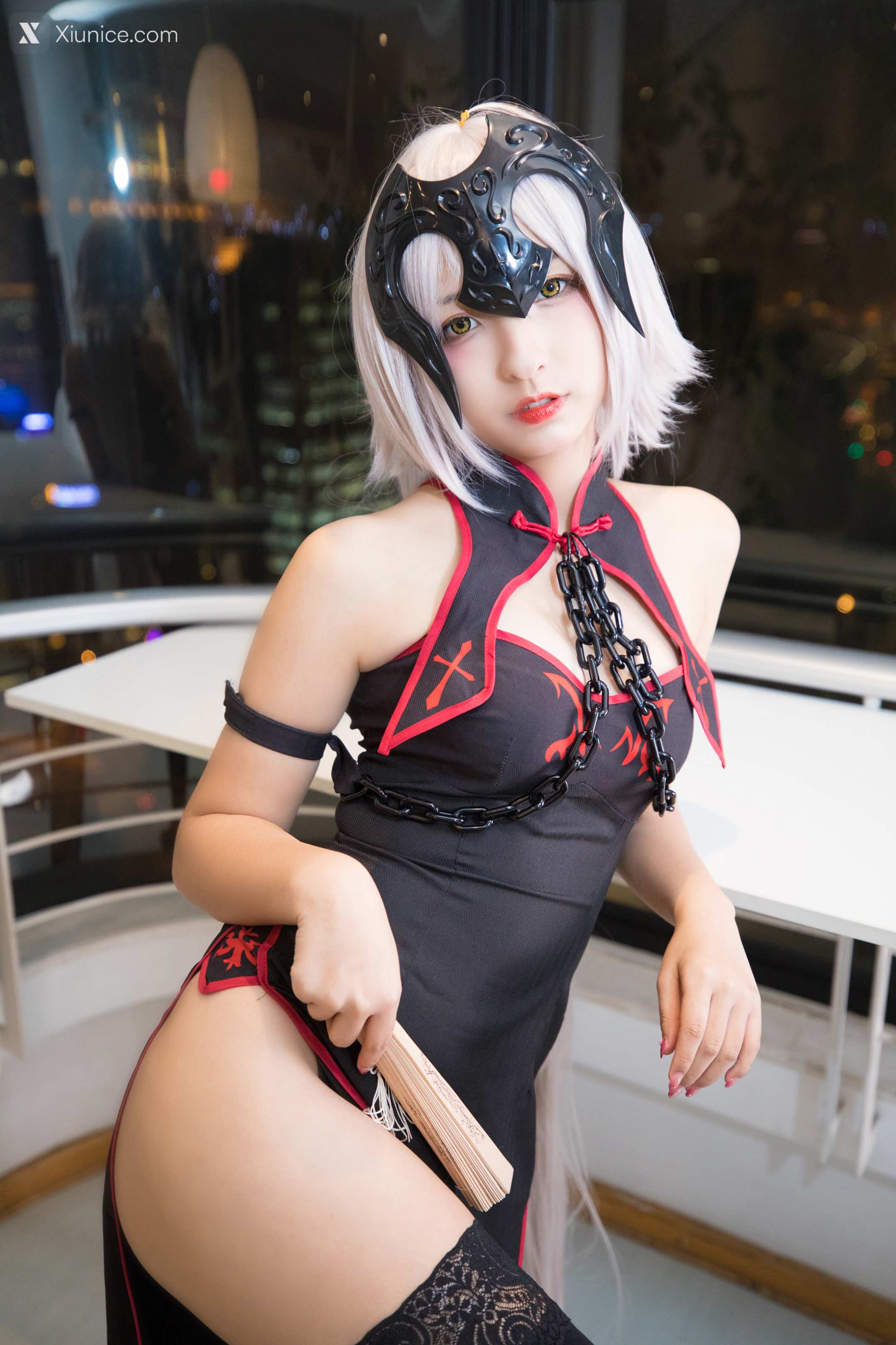 Coser@神楽坂真冬 Vol.016 旗袍黑贞 第145张