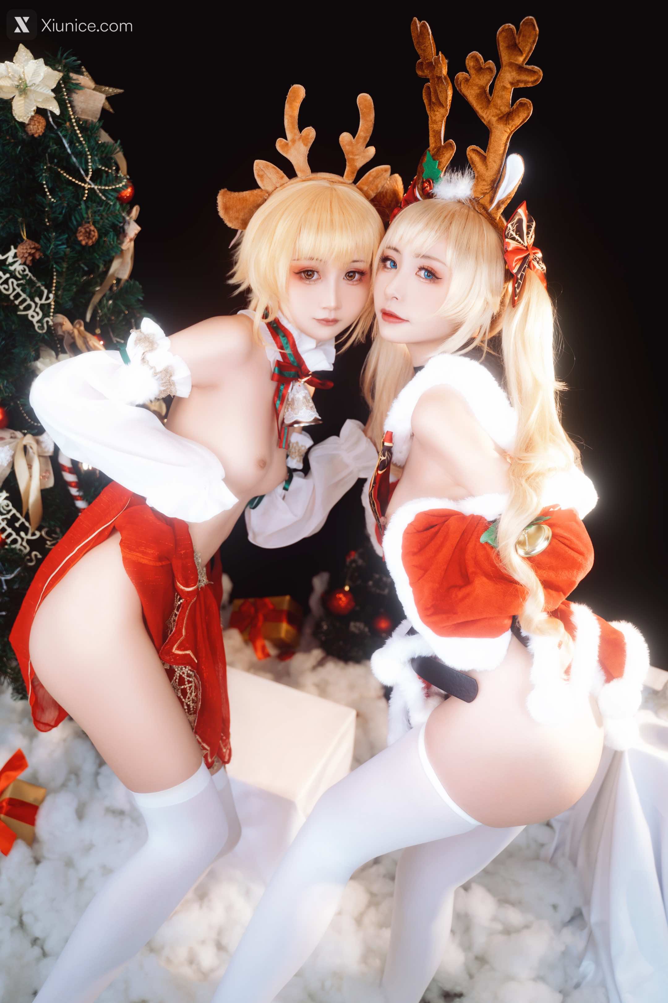 Coser@爆机少女喵小吉 (Nekokoyoshi) & 金鱼kinngyo – 圣诞特辑 第74张