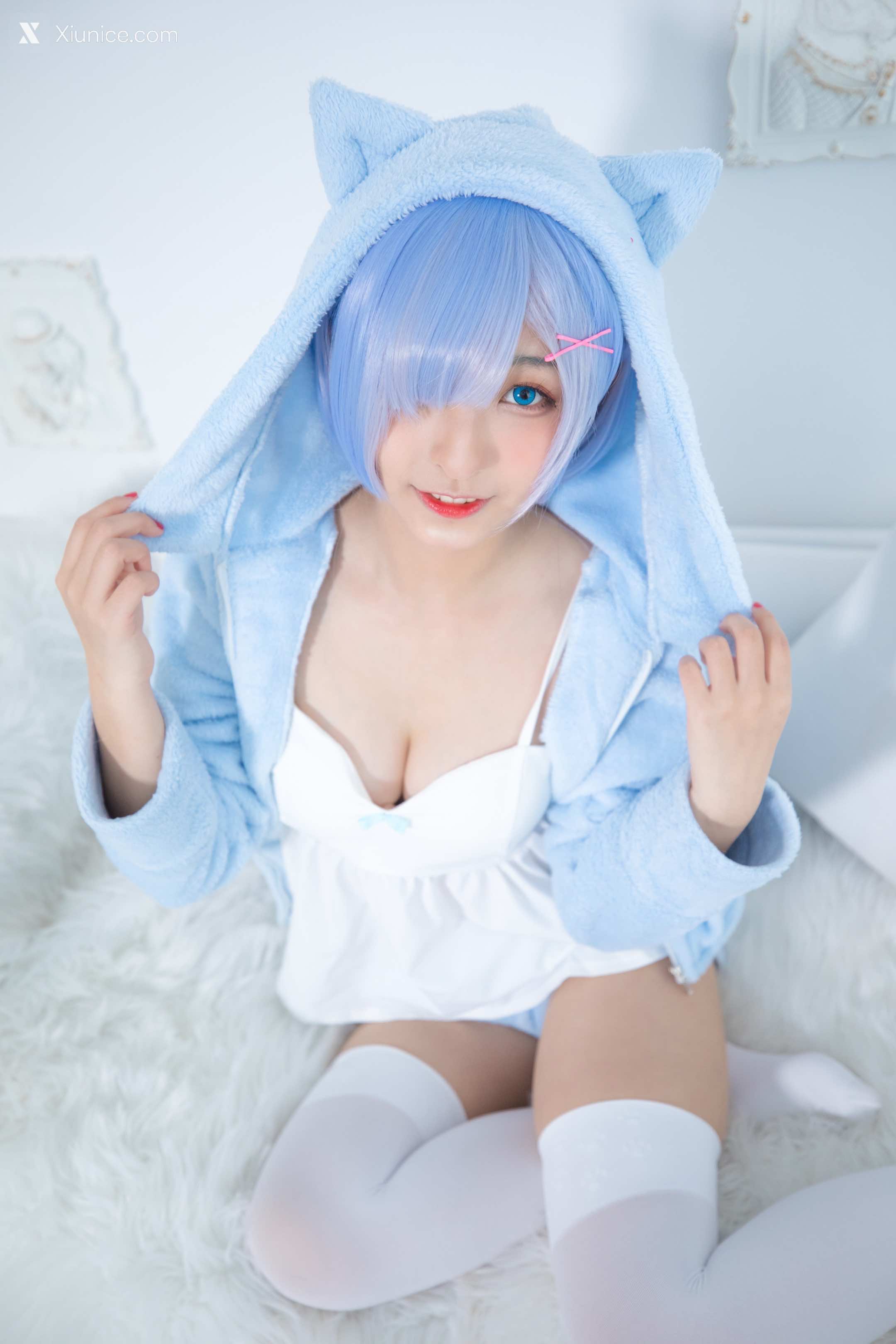 Coser@神楽坂真冬 Vol.005 蕾姆 Milk by blue 第21张