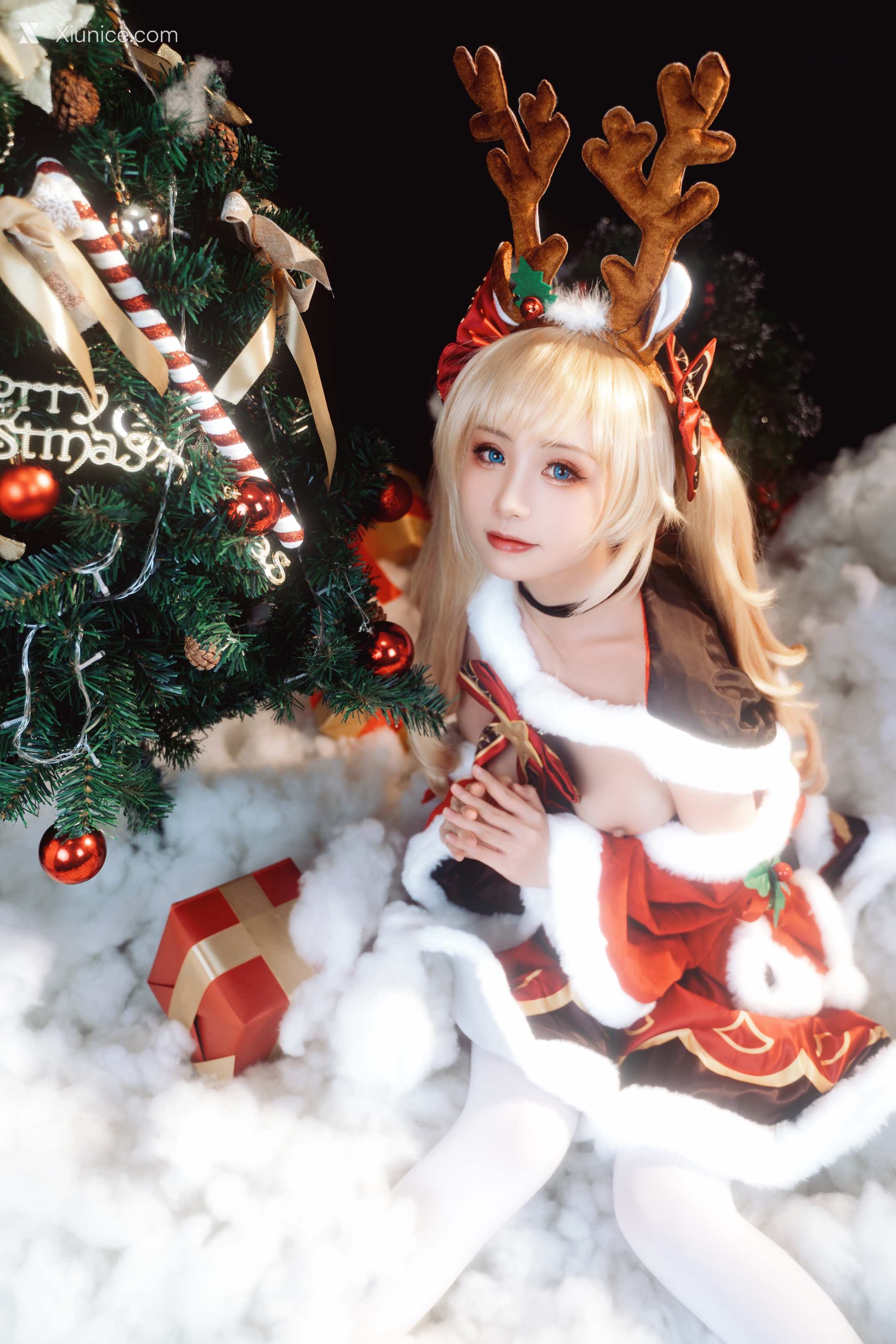 Coser@爆机少女喵小吉 (Nekokoyoshi) & 金鱼kinngyo – 圣诞特辑 第39张